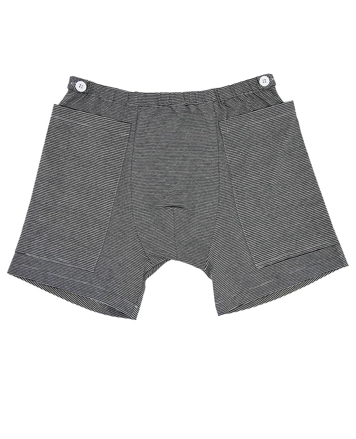 [Tosiyoi] メンズ用 ストーマ対応下着 尿バッグボクサーパンツ 尿バッグ収納ポケット付き 大容量2000ml チューブ固定ボタン 介護 尿失禁 術後ケア向け 夜間・外出用 介護者の負担軽減 綿95% 通気性快適