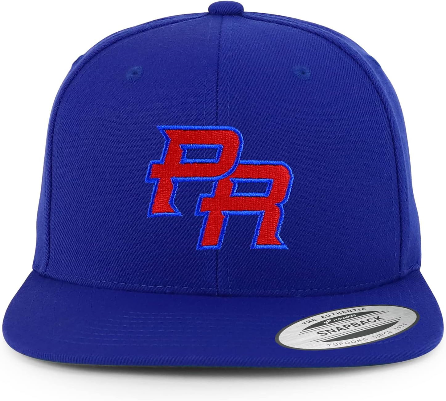 Trendy Apparel Shop Puerto Rico PR Embroidered Snapback Flatbill Cap