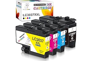 Miss Deer Compatible LC3037 Ink Cartridges for Brother MFC-J6945DW Printer