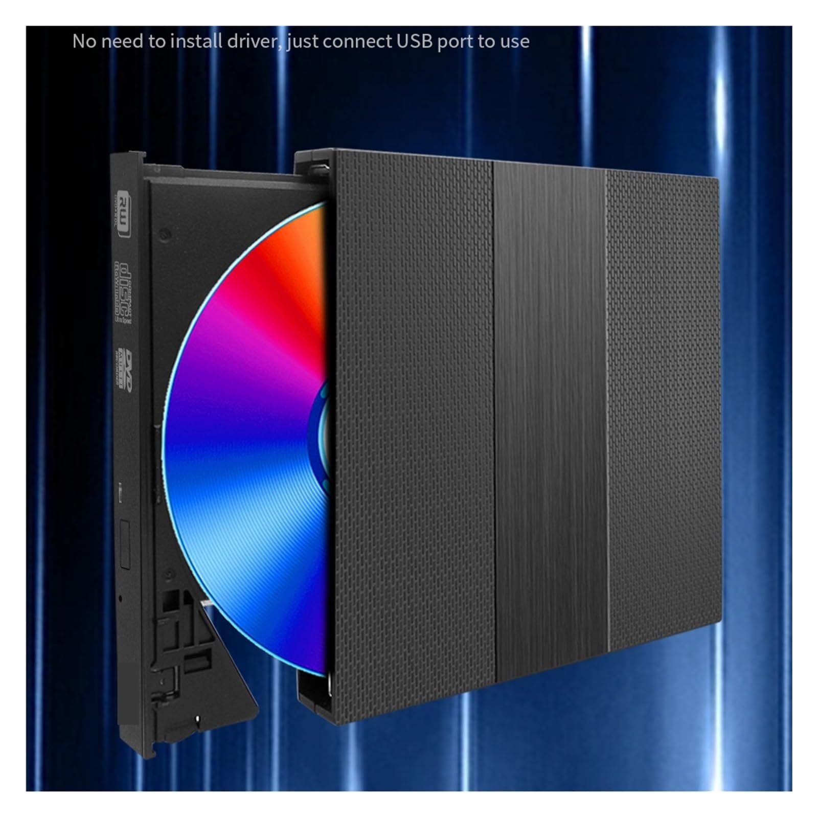 Unità Ottica Blu Ray Esterna USB 2.0 Lettore CD Lettore DVD Unità DVD Lettore Disco Sottile PC Desktop Tablet Portatile