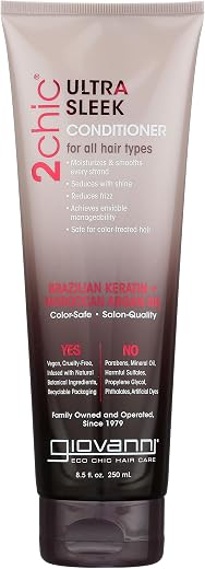 Giovanni Organic 2Chic Brazilian Keratin & Argan Oil Conditioner