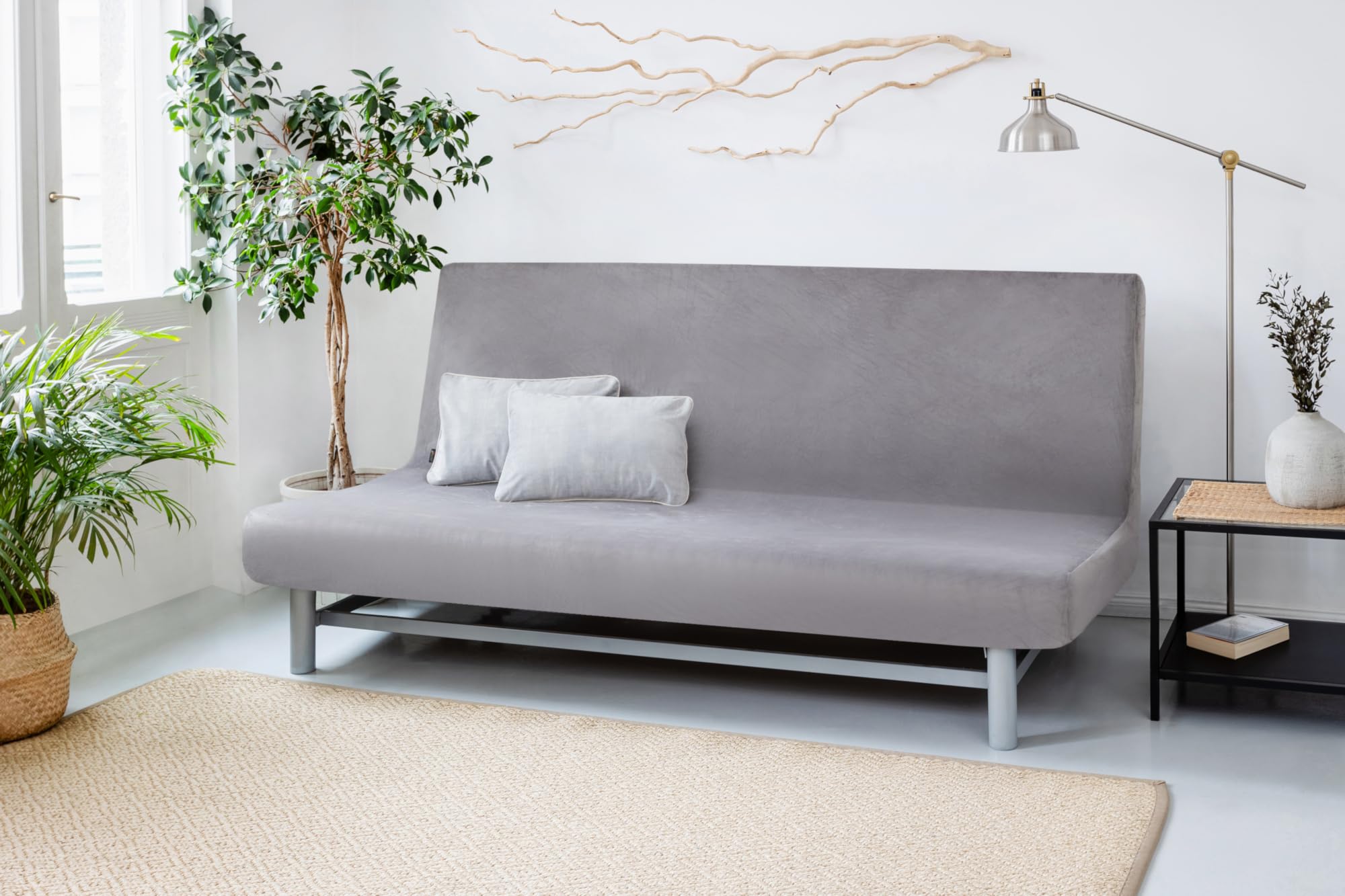 Bestcovers Sofa Überzug - NYHAMN und BEDDINGE Couch Überzug aus Samt und Plüsch