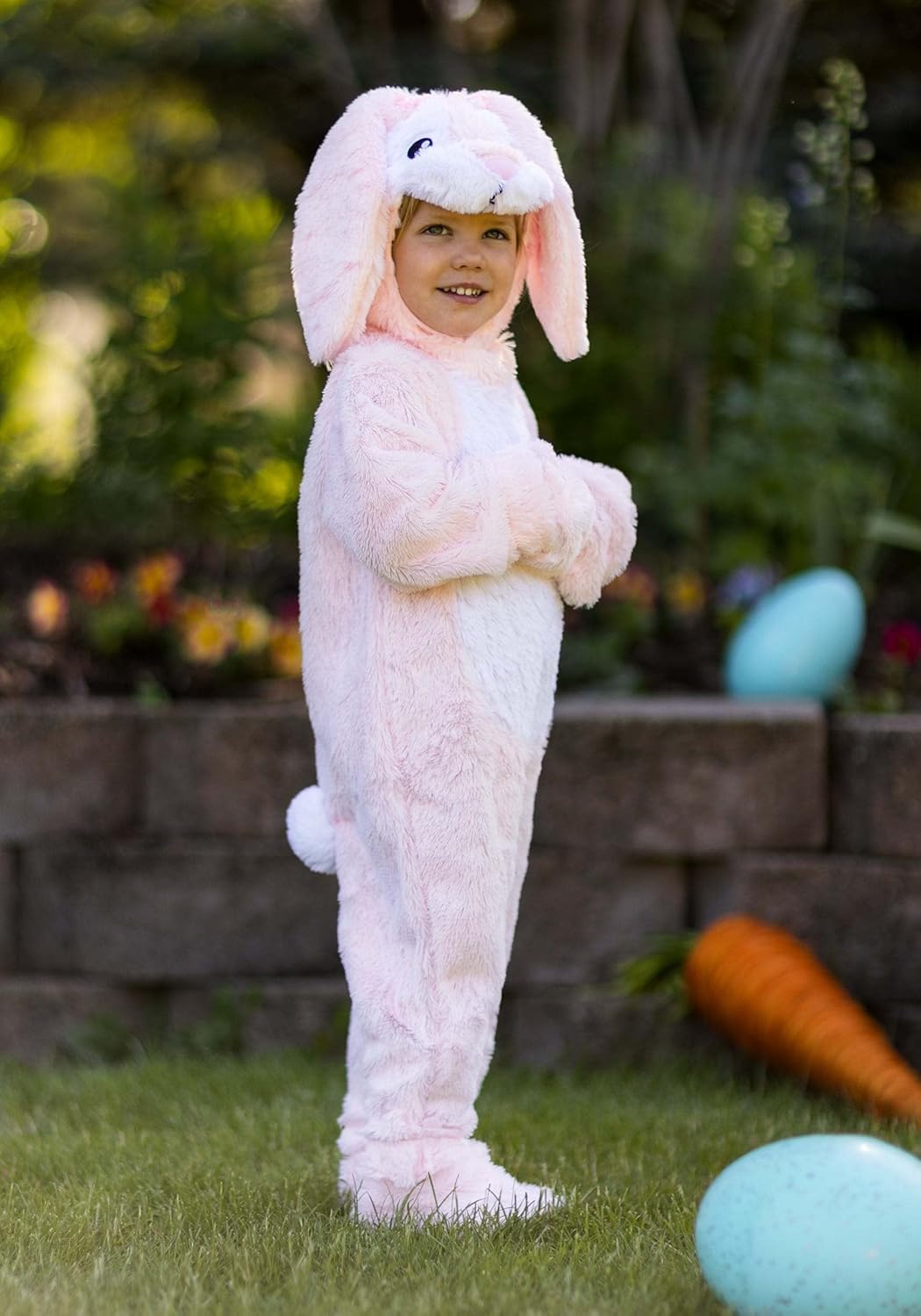Adorable Fuzzy Toddler Pink Fluffy Bunny Costume | Hop Into Holiday Fun In Style
