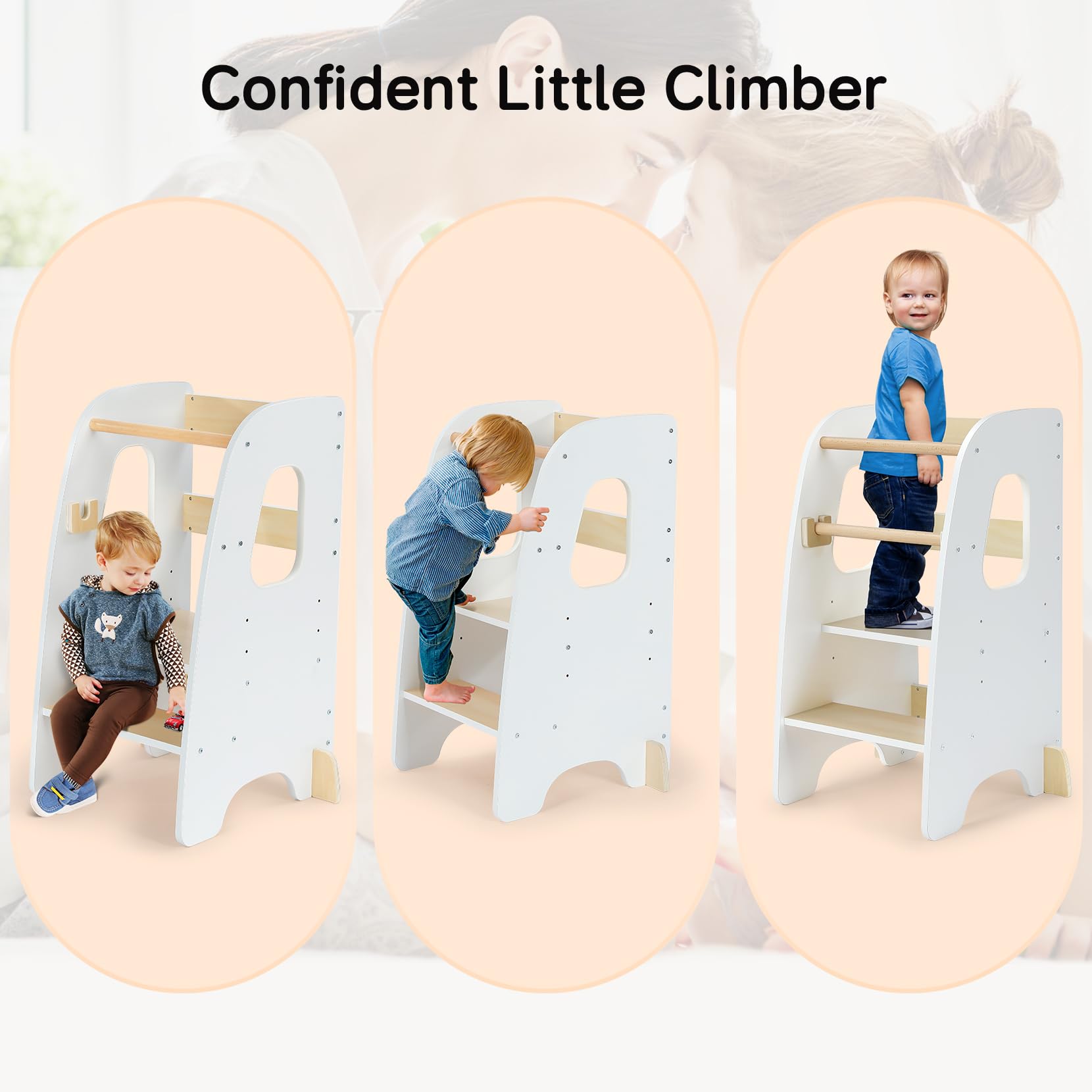 Ezebaby Torre Montessoriana bambini, Learning Tower, Torretta Montessoriana, Toddler Tower, Torre di apprendimento, Scala Montessoriana per bambini