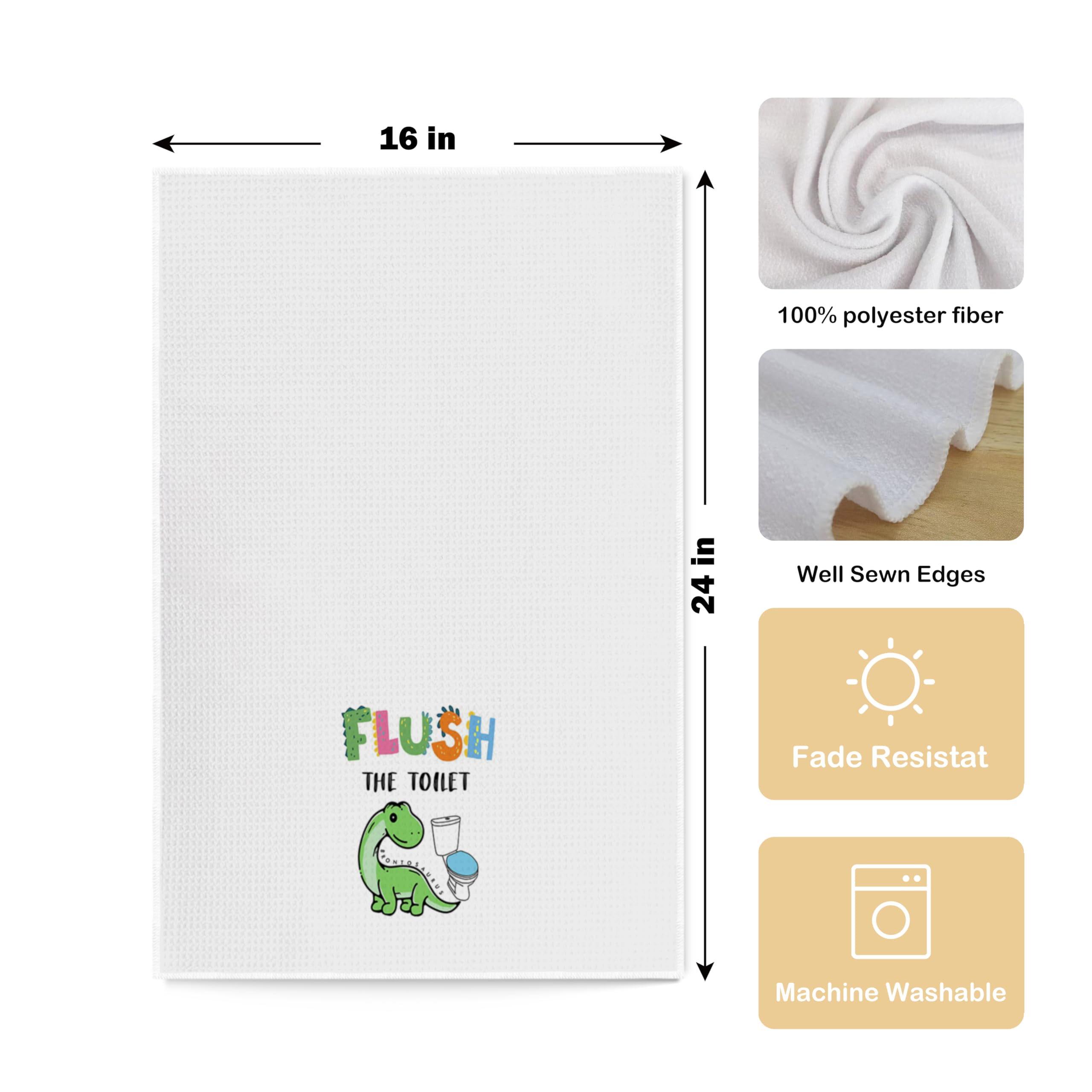Decoración de baño para niños, juego de 4 toallas de mano de dinosaurio para niños, toallas de mano para niños, toallas de mano para baño, decoración de baño para niños y niñas, lavado con