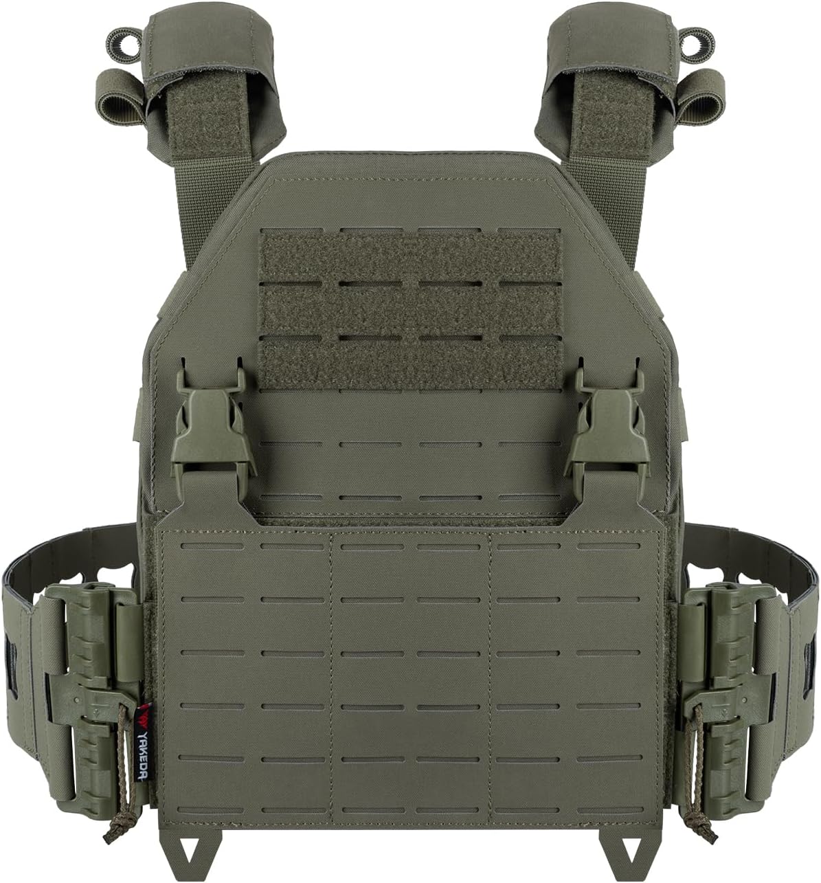 BOMTURN Tactical Vest for Men - Lightweight Quick Release Modular Vest Adjustable Airsoft Vest Outdoor for Running Training