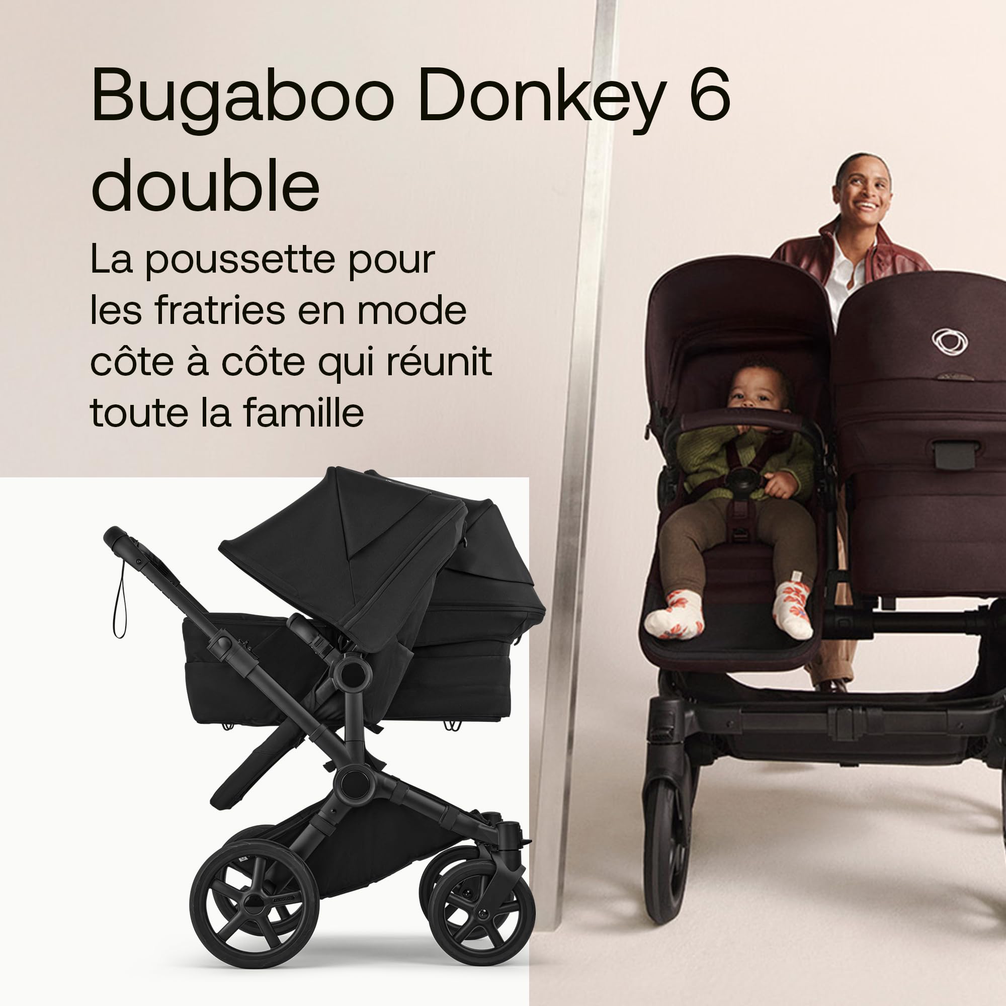 Bugaboo Donkey 6, Ensemble d'extension pour poussette double