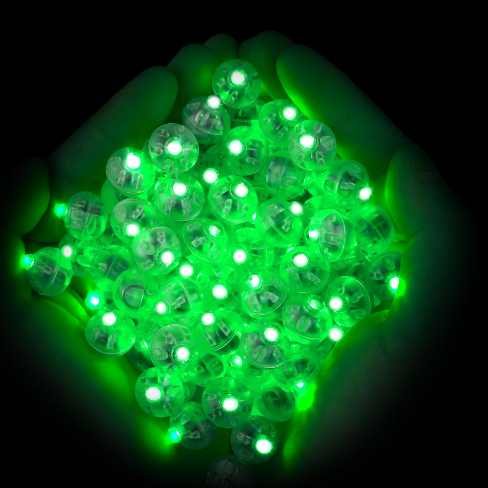 Photo 1 of Neo LOONS 100-Pc Green LED Balloon Lights