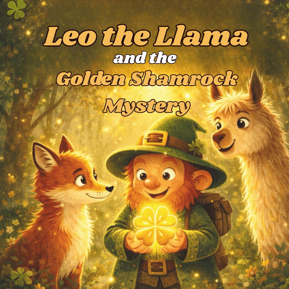 Leo the Llama and the Golden Shamrock Mystery: A St. Patrick’s Day Adventure Story for Kids About Bravery