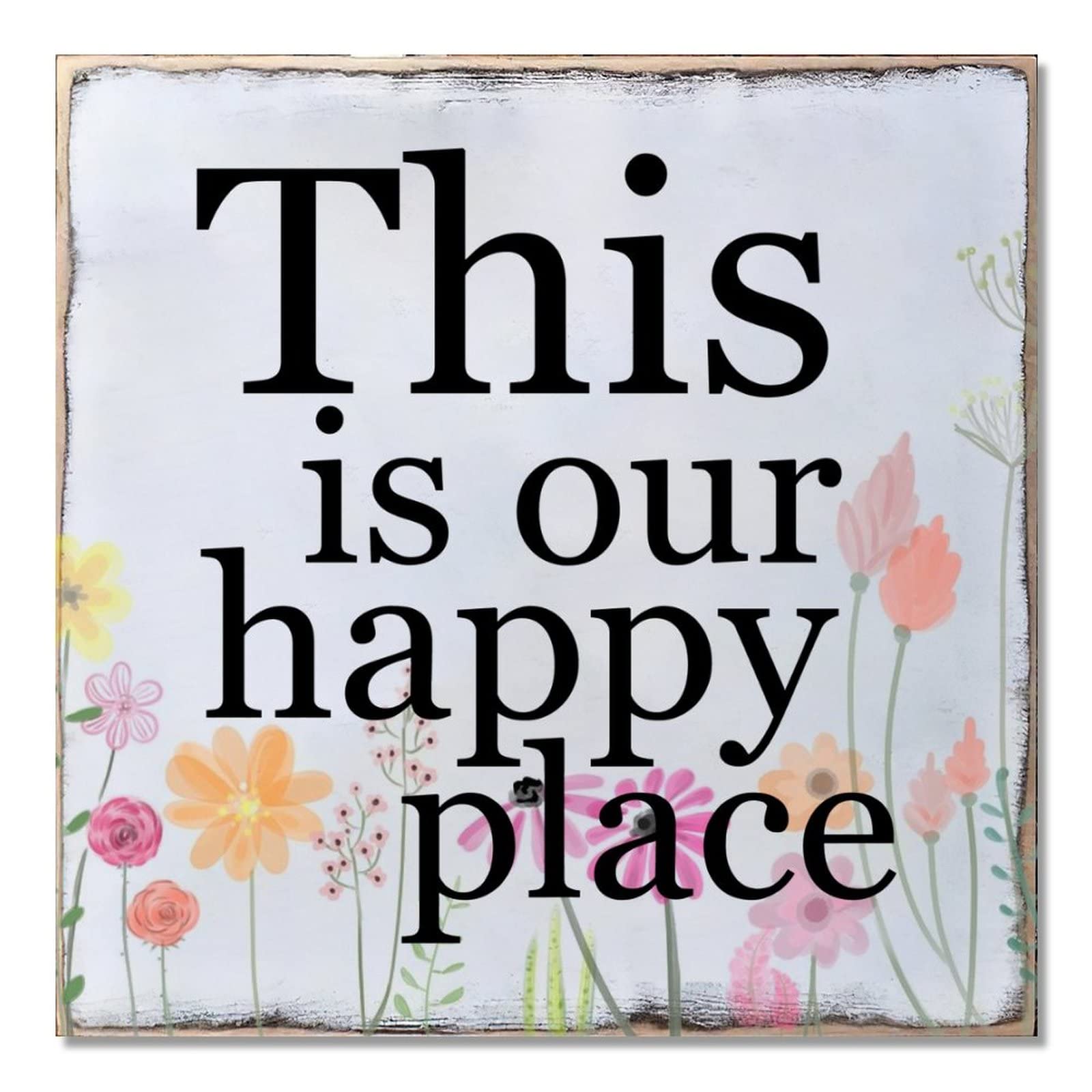Plaque murale en bois tournesol de 40cm pour un salon rustique accueillant