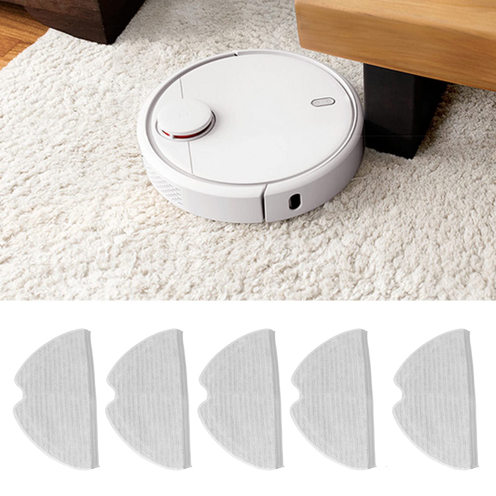 Ubersweet® Vacuum Cleaner Mopping Pad, Super Absorbent Vacuum Cleaner Mop Cloth Pad Hook and Loop Easy Installation for Cleaning House |-image-38