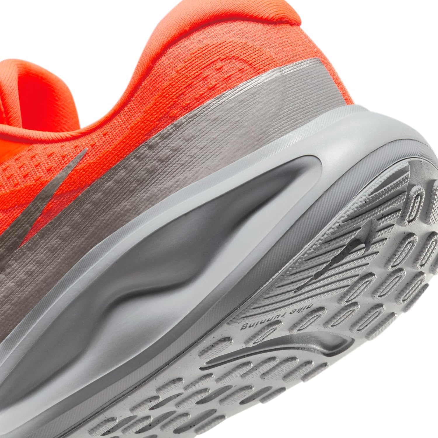 Nike Journey Run PRM Men's Road Running Shoes (HQ2936-800, Hyper Crimson/Wolf Grey/Safety Orange/Metallic Silver) Size 10