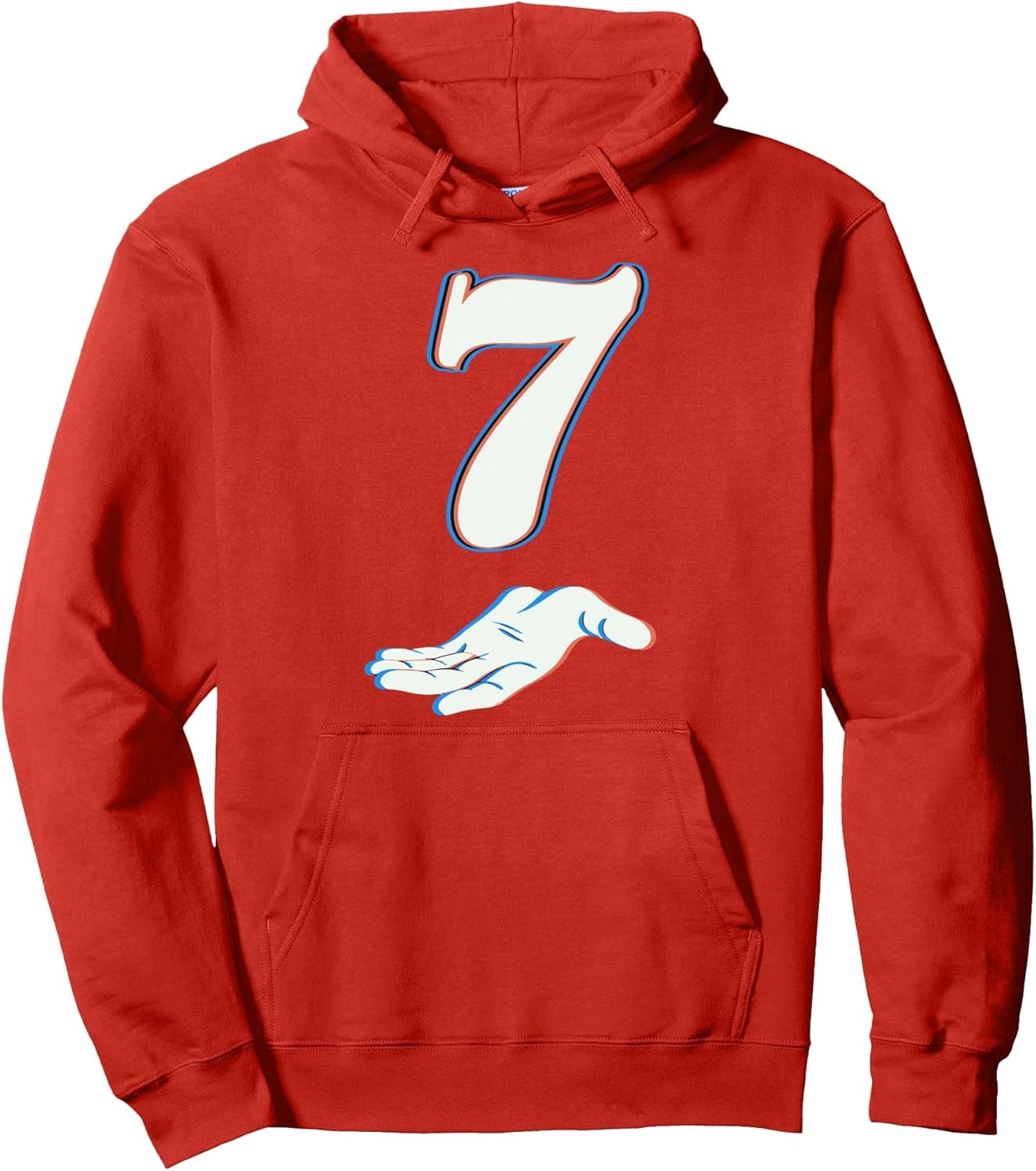 Number 7 Matching 67 Six Seven Meme Couple Halloween Costume Pullover Hoodie