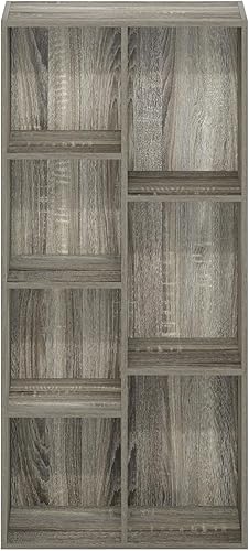 Miniatura 429 de Furinno - Estantería de cubos de 2 niveles serie Luder para libros y almacenamiento, color roble francés Roble francés,Pino