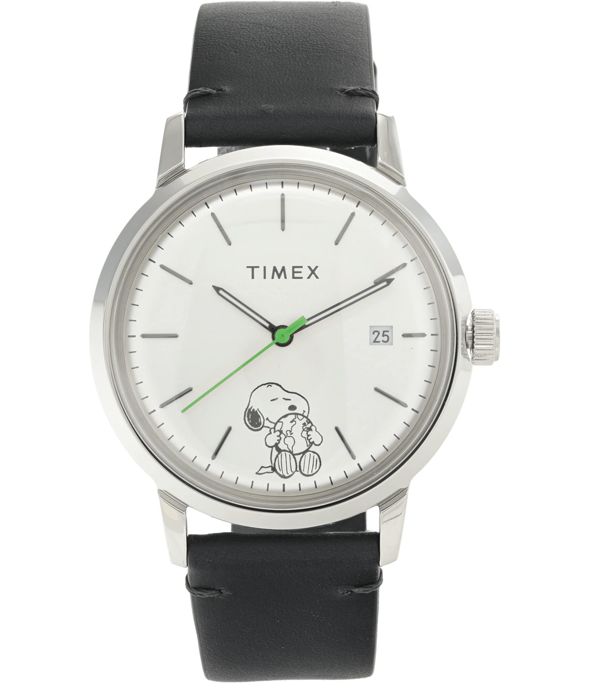 Buy Timex 40 mm Timex Marlin Automatic X Peanuts Take Care Leather