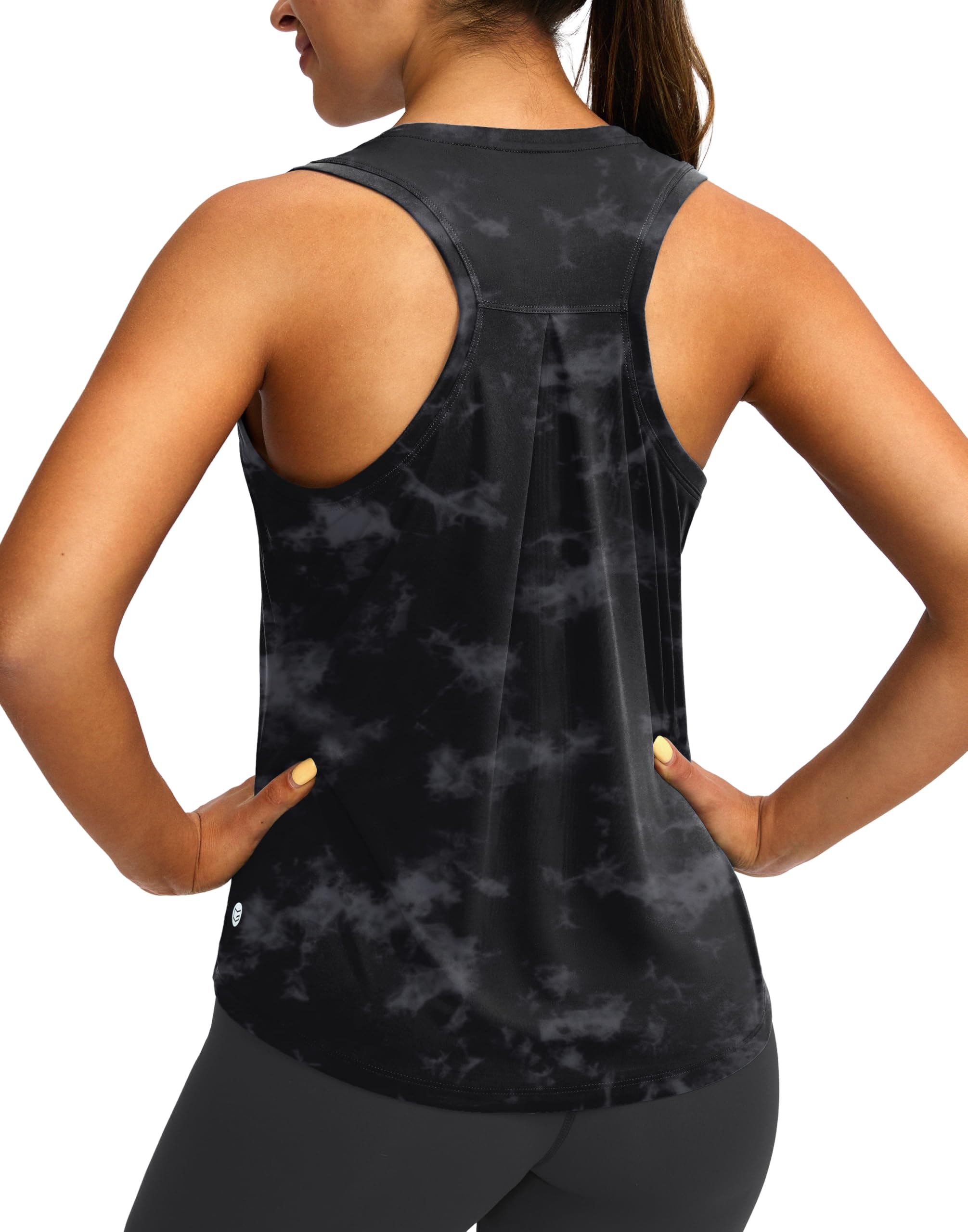 G Gradual Women's Workout Tops Racerback Athletic Tank Tops | Sleeveless, Loose Fit, Crew Neck, Ultra-soft, Moisture Wicking, Yoga Running Gym Shirts for Women