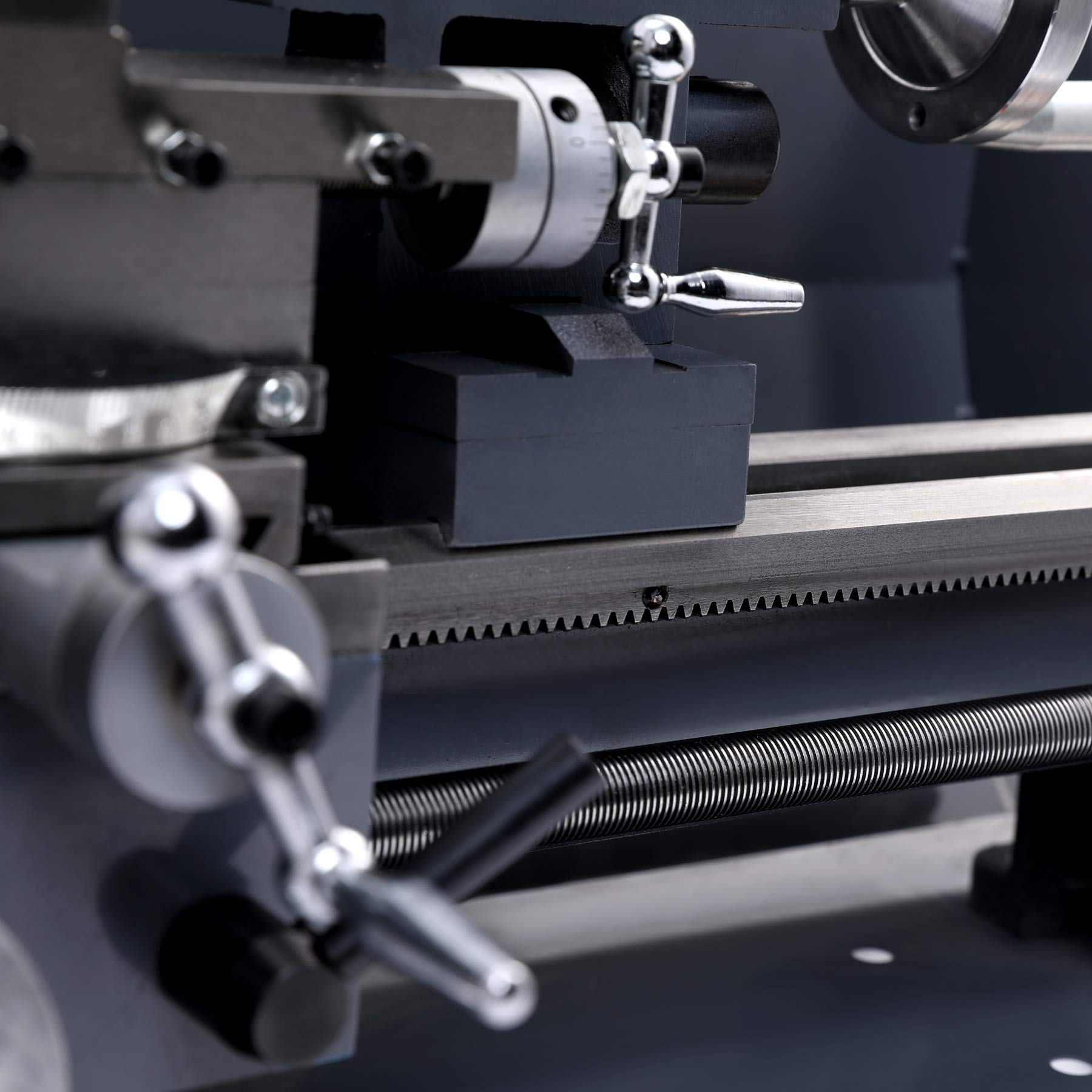 Orion Motor Tech Mini Metal Lathe Machine with 3Jaw Chuck Metal and