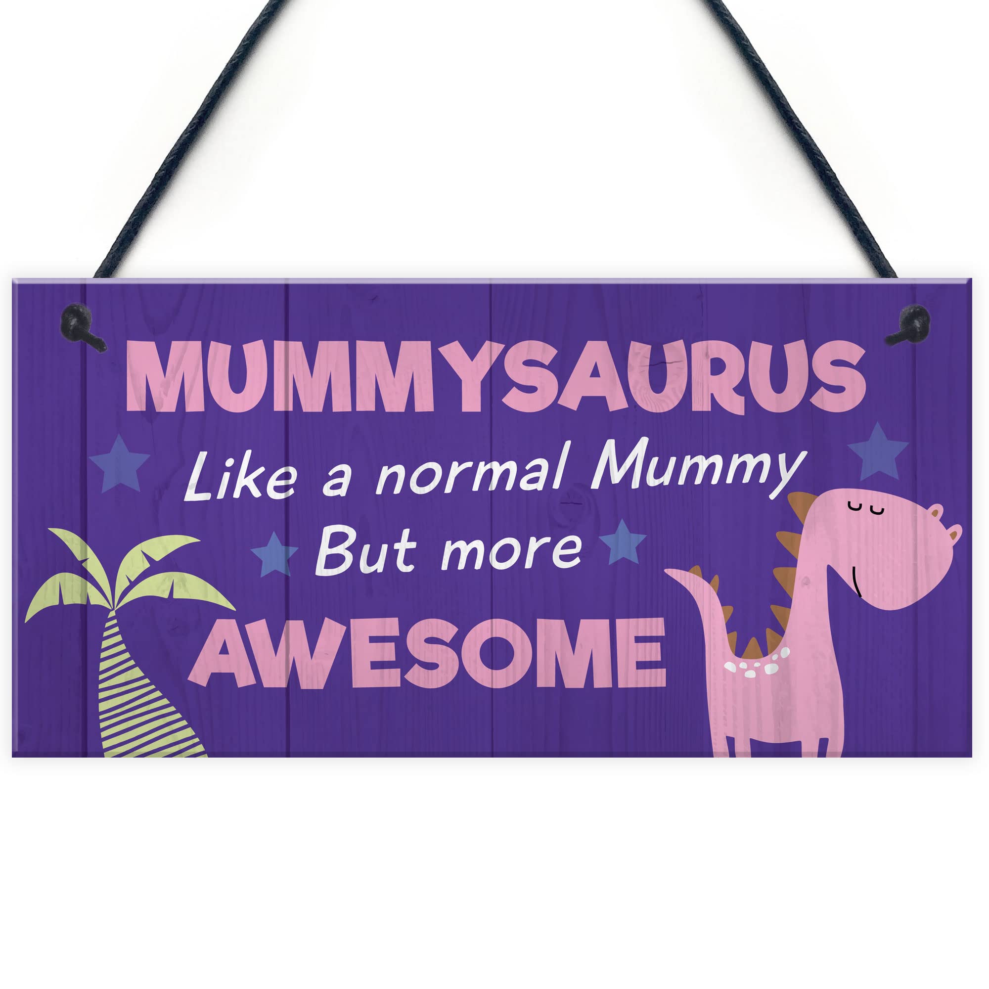 Red Ocean Mummysaurus Plaque Cute Mummy Gift For Birthday Mothers Day Gift From Daughter Son Keepsake Gift For Mummy