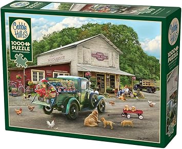 Cobble Hill 1000 Piece Puzzle - General Store - Sample Poster Included