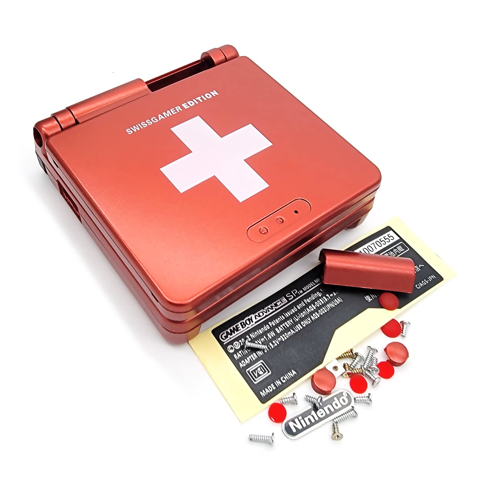 Amazon.com: New for GBA SP Case Shell Swissgamer Edition