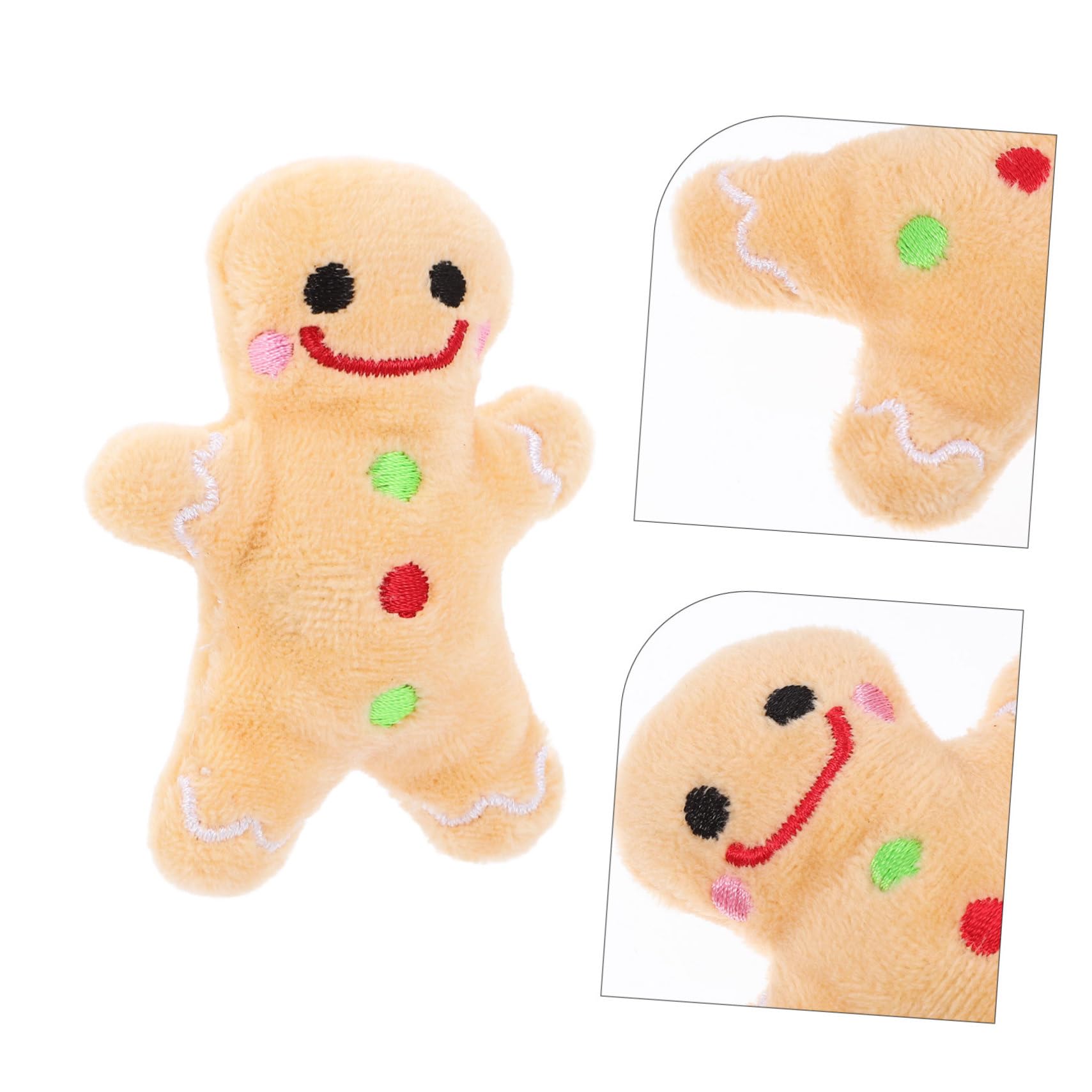 Jouet Peluche Chien à Mâcher pour Noël Nettoie Dents et Réduit Comportement Destructif Sûr