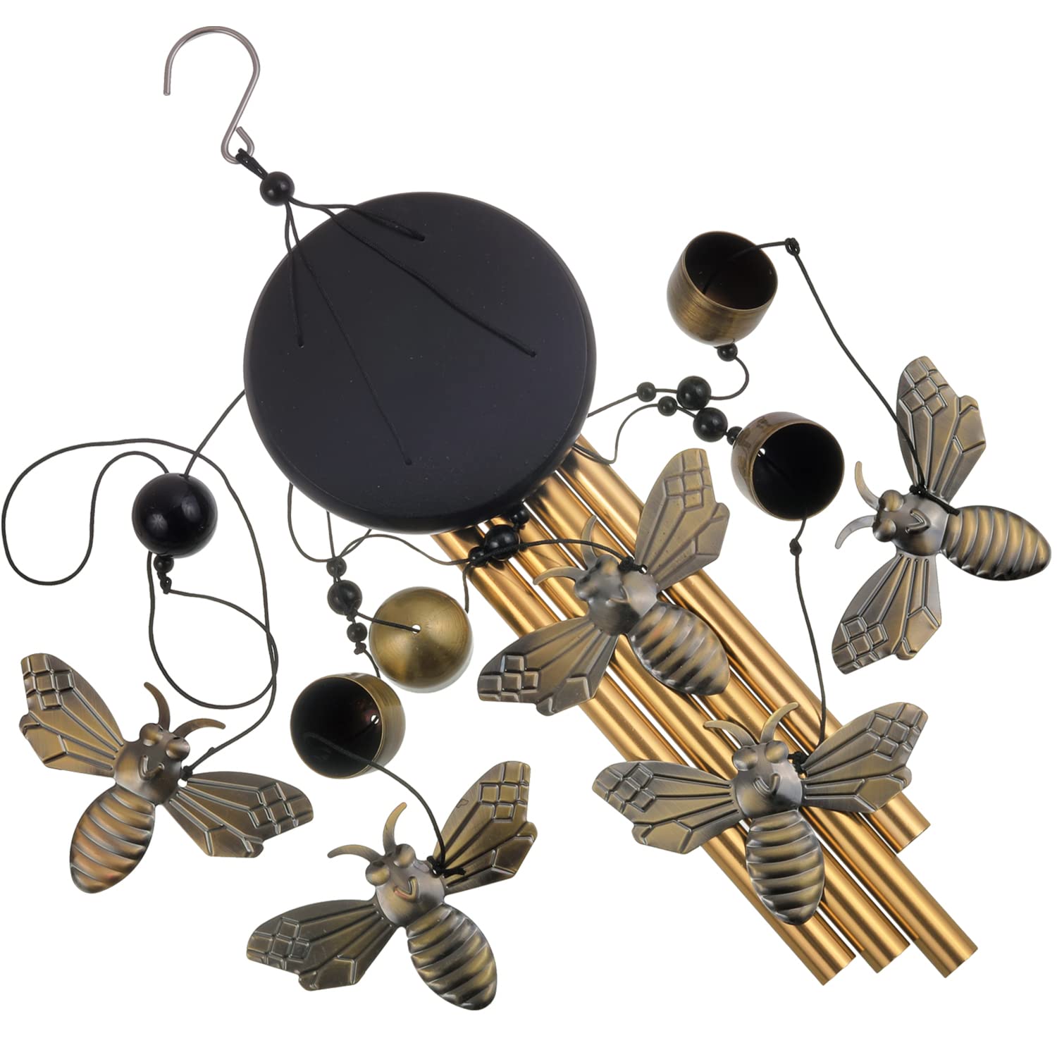 Bienen-Windspiel Für Garten Oder Balkon – Deko Mit Glückssymbol Und Entspannendem Klang