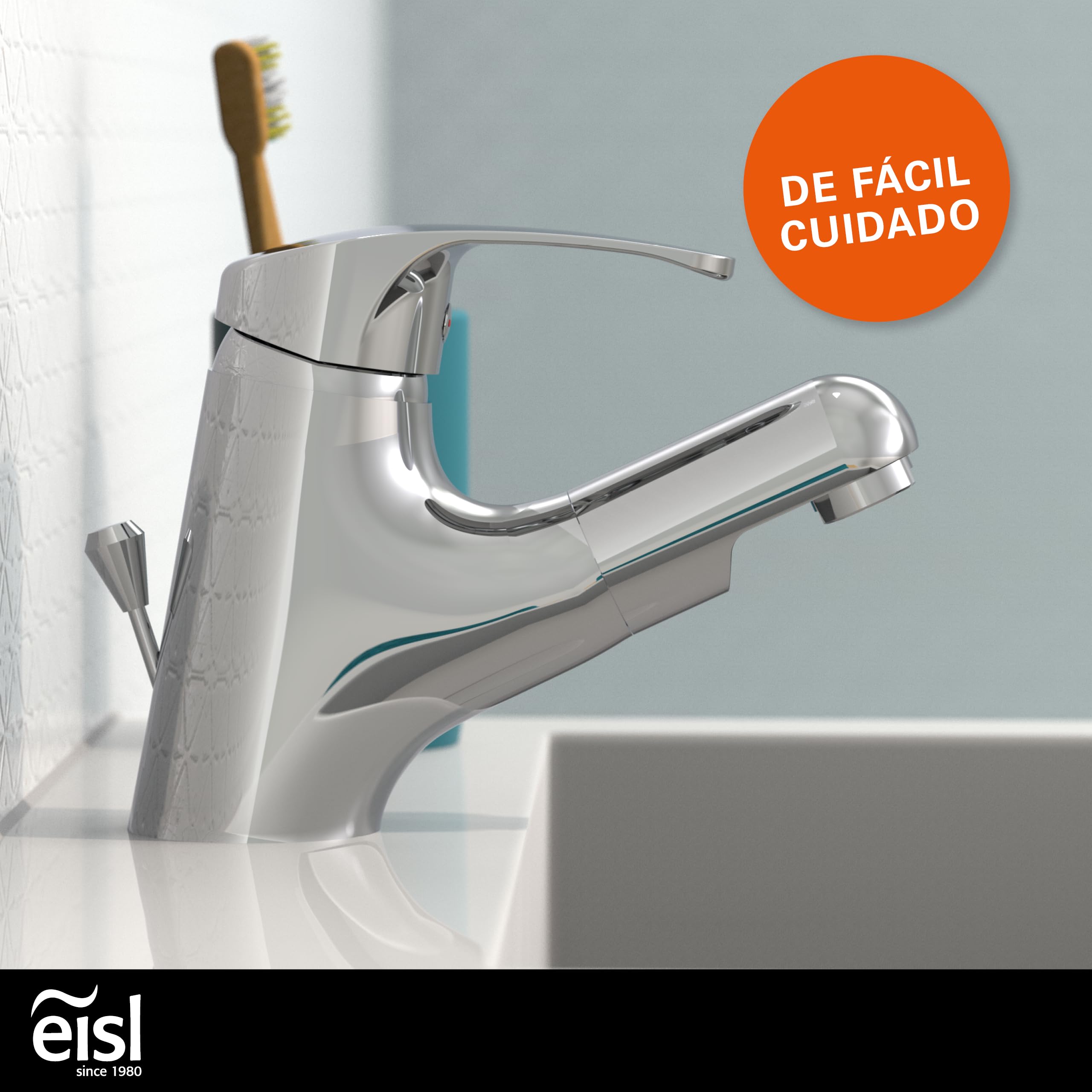 EISL Vico EHM de lavabo con ducha extraíble, 1 pieza, ni075tco