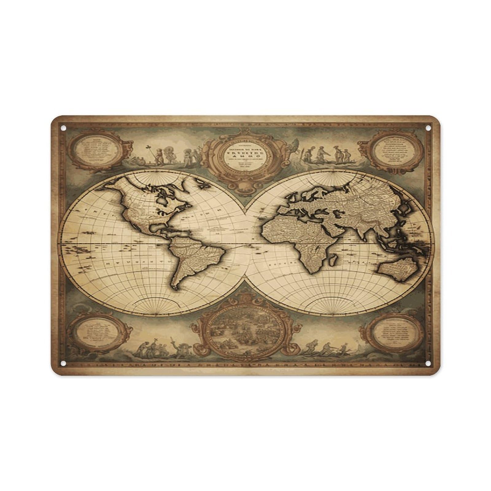 Btcowzrv Style 9Cf1f95843ff702322dd3a7d8341689 Metal Sign 7.9 X 11.8 Inch, Aluminum Sign Wall Art Decor Easy To Install, Decorative Plaque For Home Bar Kitchen Pub Shop Garage