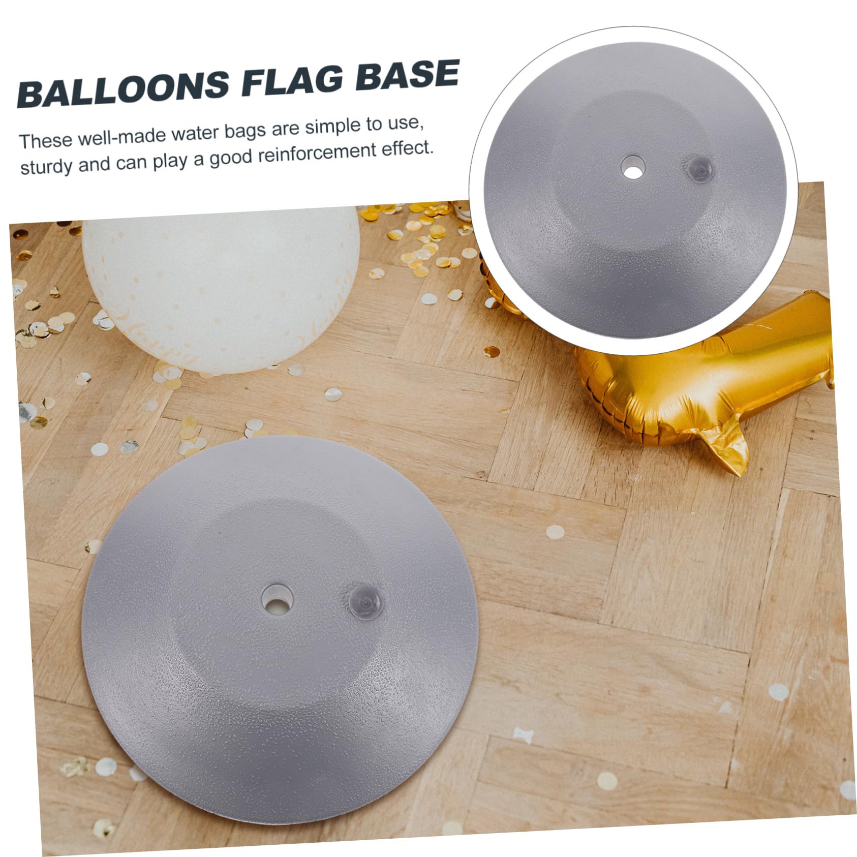 OUNONA Base Para Banderas De Globos Bolsa De Pesas De Resistente Al Viento