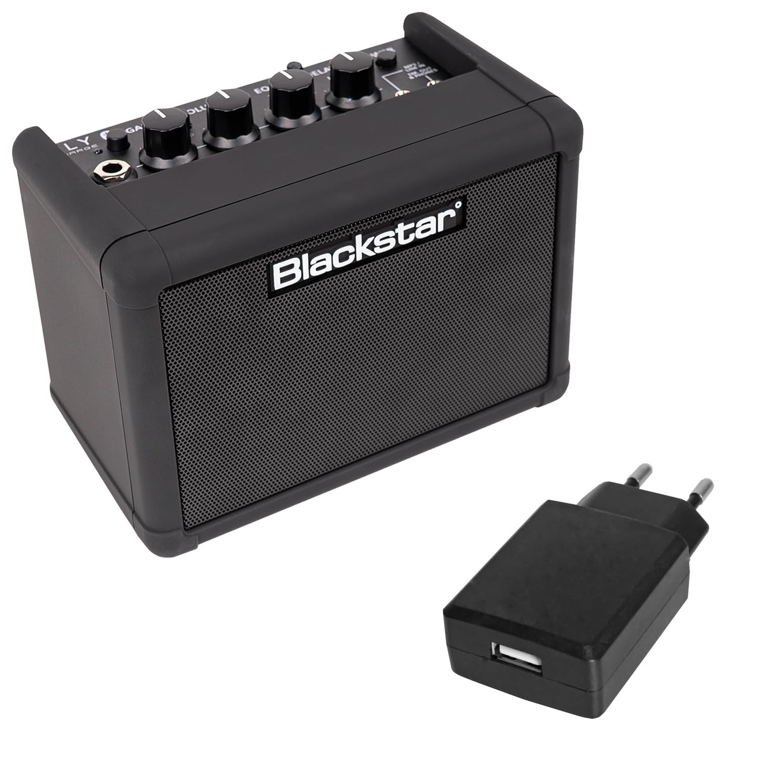 Blackstar Fly 3 Charge wiederaufladbarer Mini-Gitarrenverstärker + keepdrum Netzteil