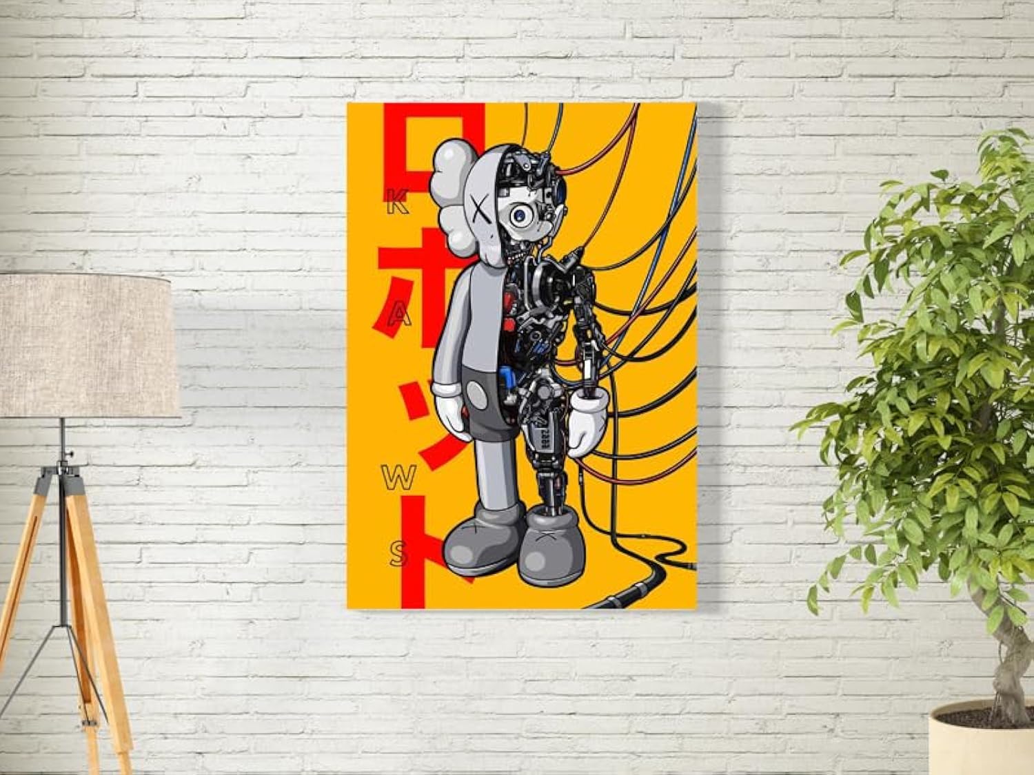 BPA Hypebeast Kaws Wall Art for Decoration easy to hang, 45x70cm, 1Pcs