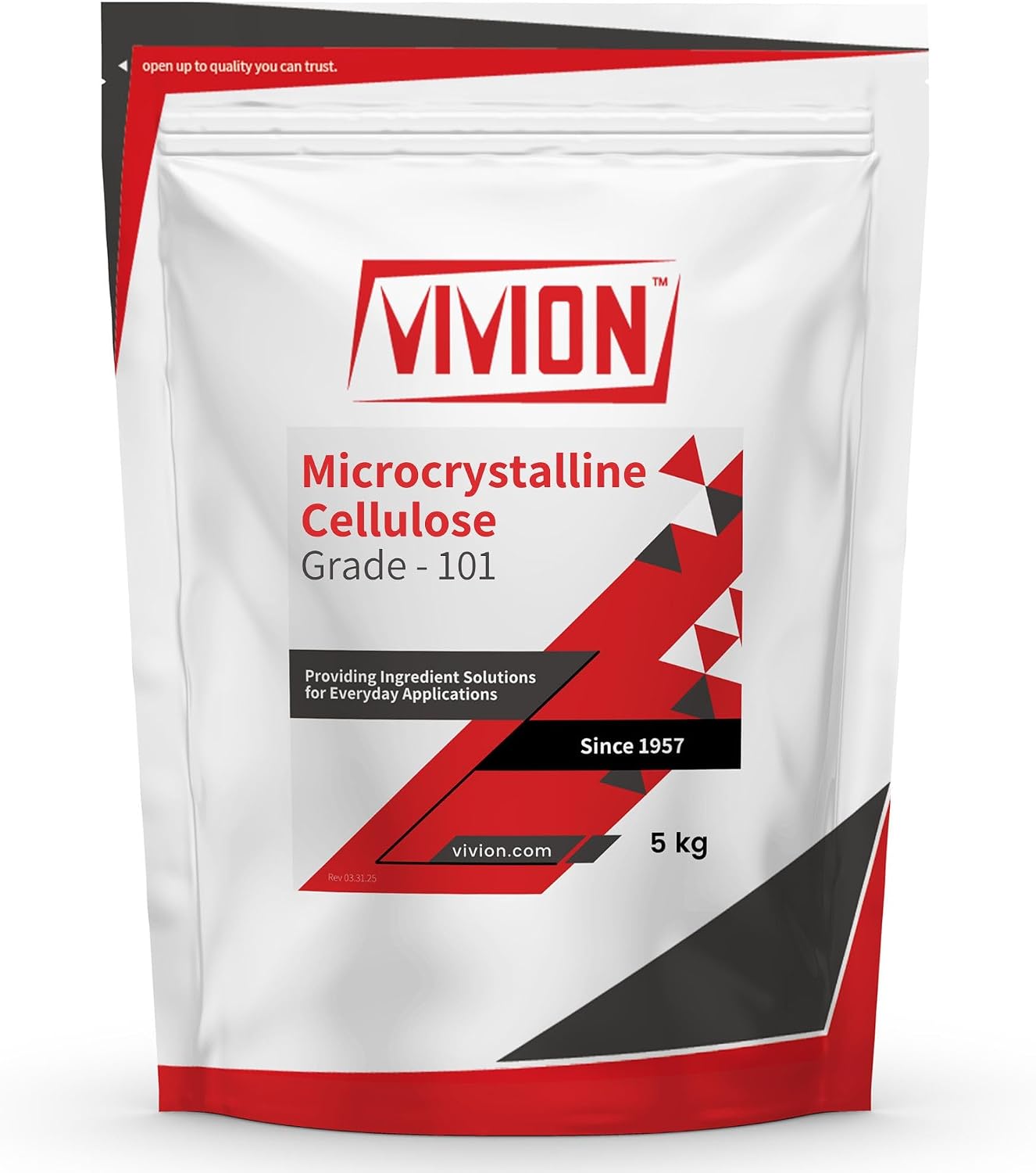 Microcrystalline Cellulose Powder Type 101-1 kg (2.2 lb) - Tablet Binder Direct Compression DC Excipient Filler