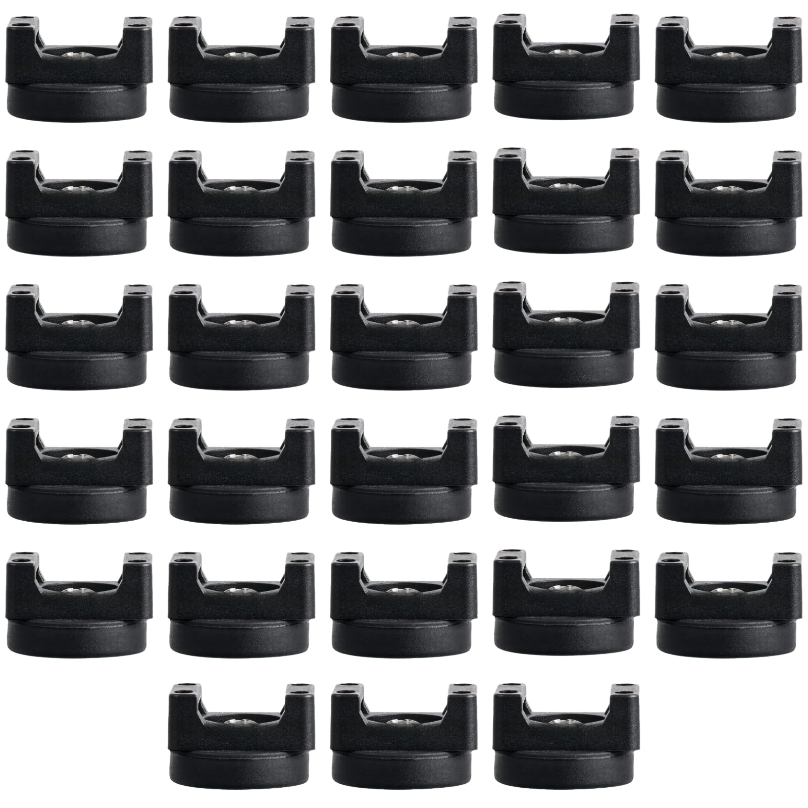 Supports pour serre-câbles pour fixer et organiser les fils noirs x28