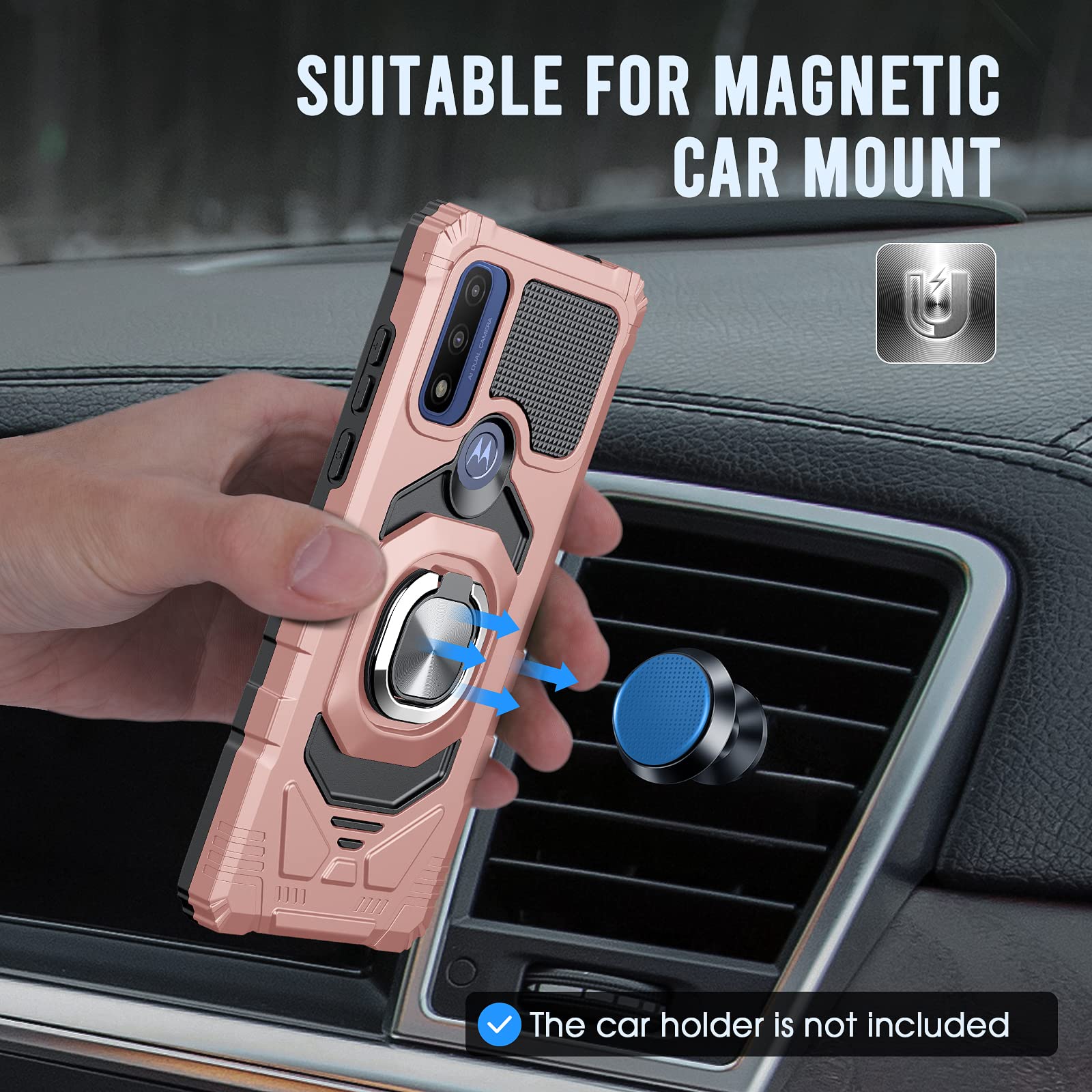 Amazon.com: for Motorola Moto G Pure Case: with Tempered Screen Protector & Built in 360 Adjustable Ring Kickstand Shockproof Protection TPU Bumper Armor Design Phone Cover for Moto G Pure - Rose Amazon.com: for Motorola Moto G Pure Case: with Tempered Screen Protector & Built in 360 Adjustable Ring Kickstand Shockproof Protection TPU Bumper Armor Design Phone Cover for Moto G Pure - Rose
