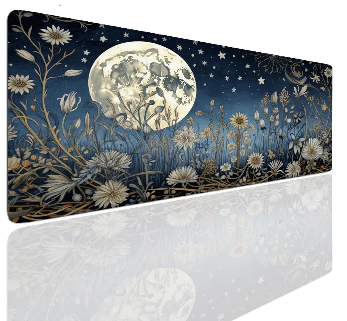 Podkładka pod mysz, 140 x 60 x 0,4 cm, duża gamingowa podkładka pod mysz, rozszerzona podkładka ochronna na biurko, matowa, antypoślizgowa podstawa, duża podkładka pod mysz, podkładka pod mysz,