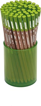 Jolly Supersticks Premium European 2B Graphite Pencils with Storage Tub; Tub of 60, Perfect for Group Projects and Classrooms