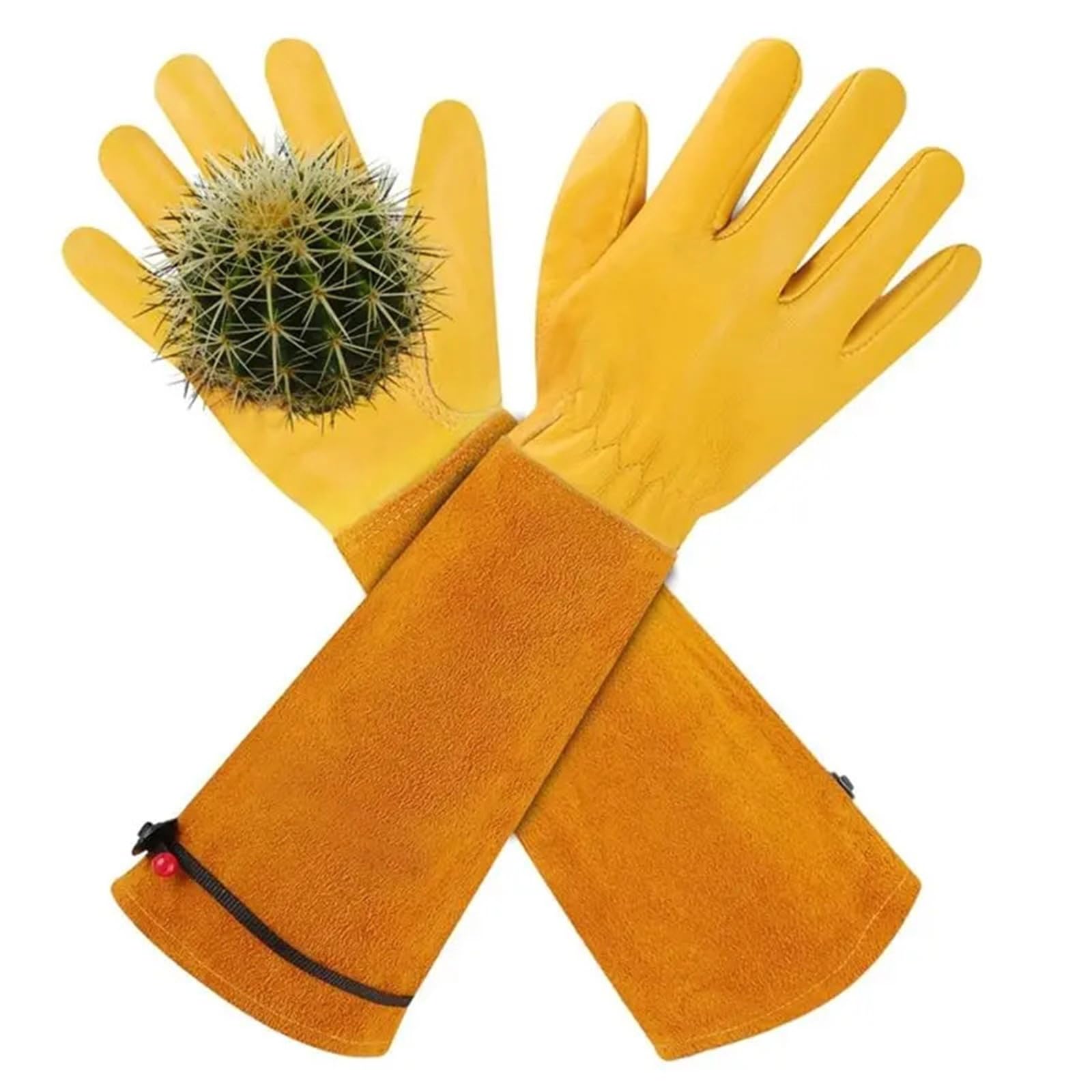 1 par de guantes jardinería largos para Jardineros