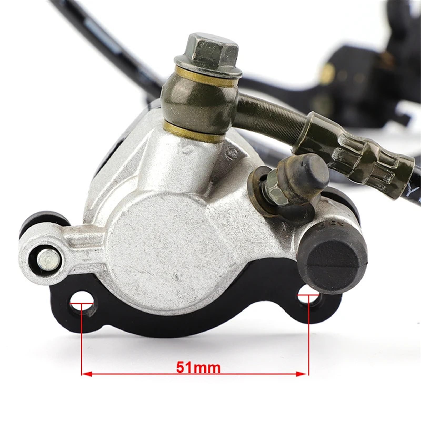 dźwignia sprzęgła 2-suwowy 47 49cc Pocket Bike Hamulec Przód Tył Pompa Główny Cylinder Hydrauliczny Przewód Hamulcowy Zacisk Hamulcowy dźwignia hamulca dźwignia sprzęgła(Front)