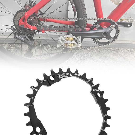 104BCD Bike Chainring Narrow Wide Chainring 30T Bike Single Round Chainring for 8 9 10 11 12 Speed Road Bike Mountain Bike BMX MTB
