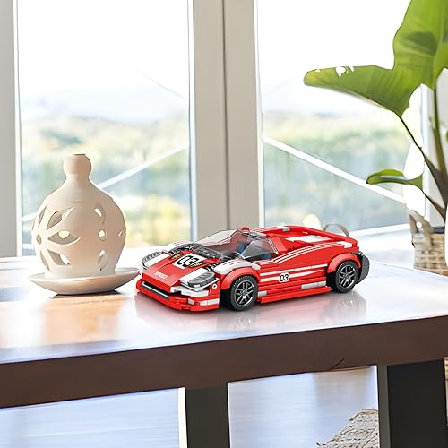 Miniatura 5 de JMBricklayer Porsche - Juego de bloques de construcción de autos de carreras 917 para niños de 8 a 14 años, modelo coleccionable, juguete de