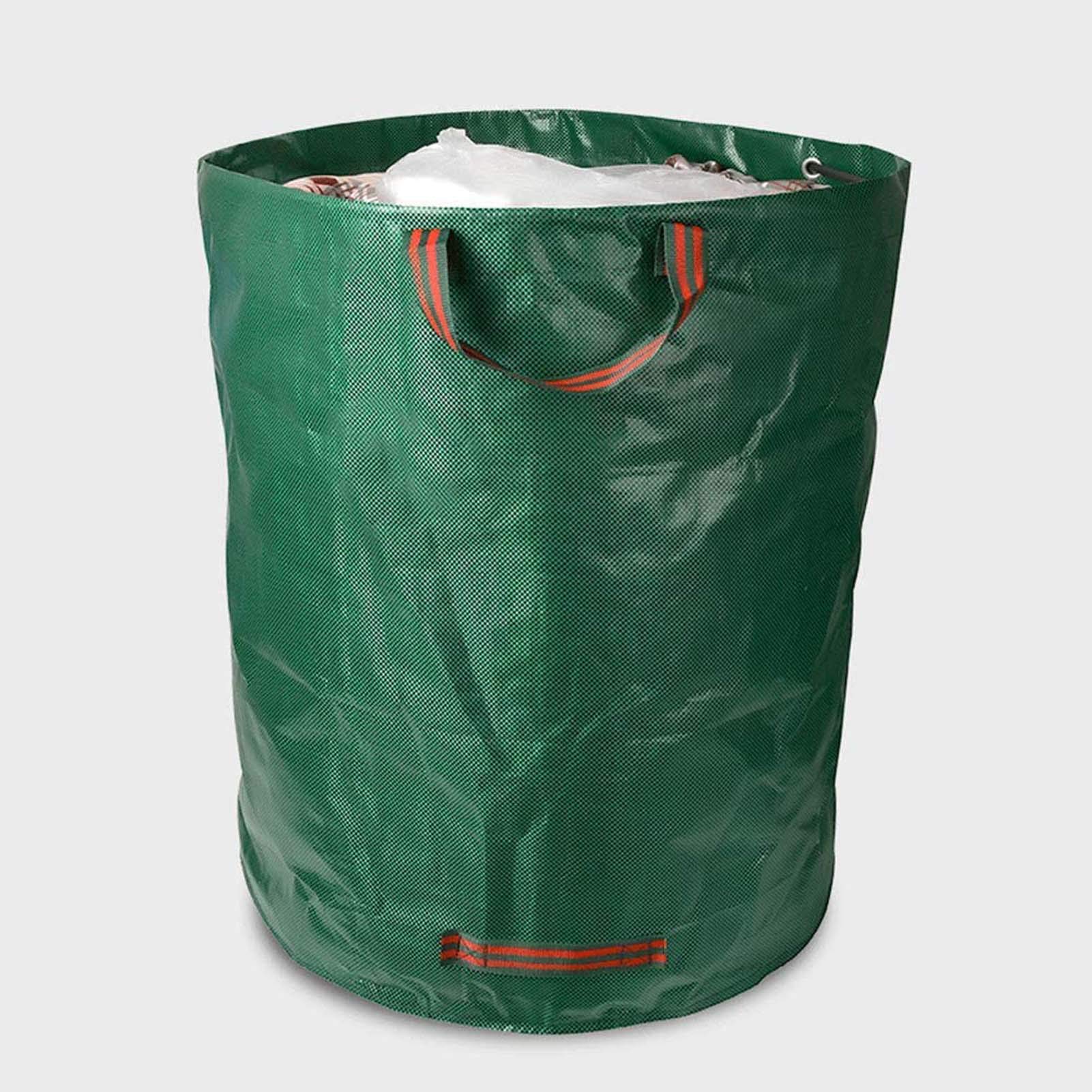 Sacco da Giardino 2pack, 272L Professionale Sacchi Rifiuti da Giardino, Sacchi da Giardinaggio Pieghevole E Riutilizzabile, Polipropilene (PP) 150gsm