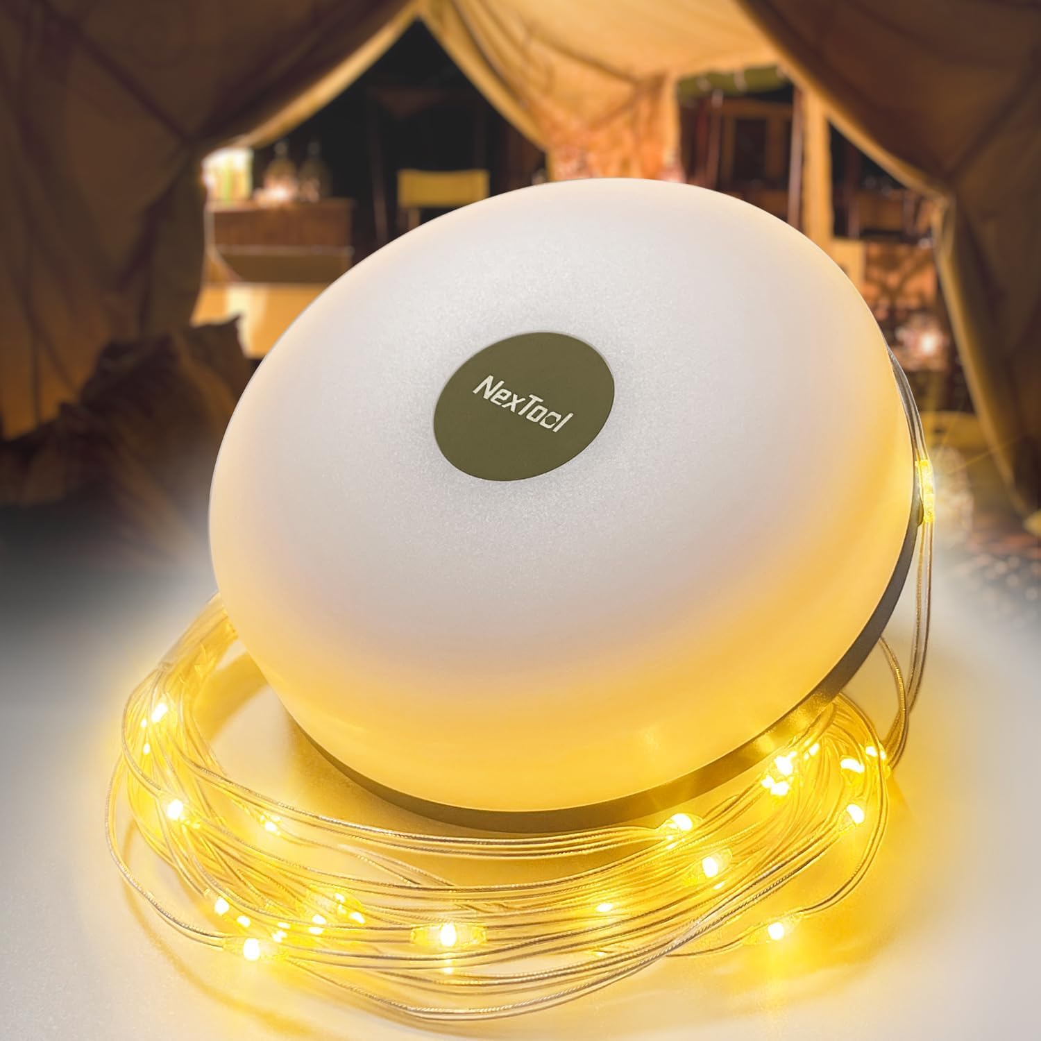 Amazon.co.jp: ランタン＆ストリングライト 2 in 1 LEDランタン 