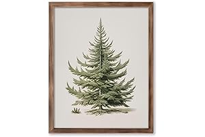 Holiday Tree Decor: Vintage Christmas Tree Wall Art