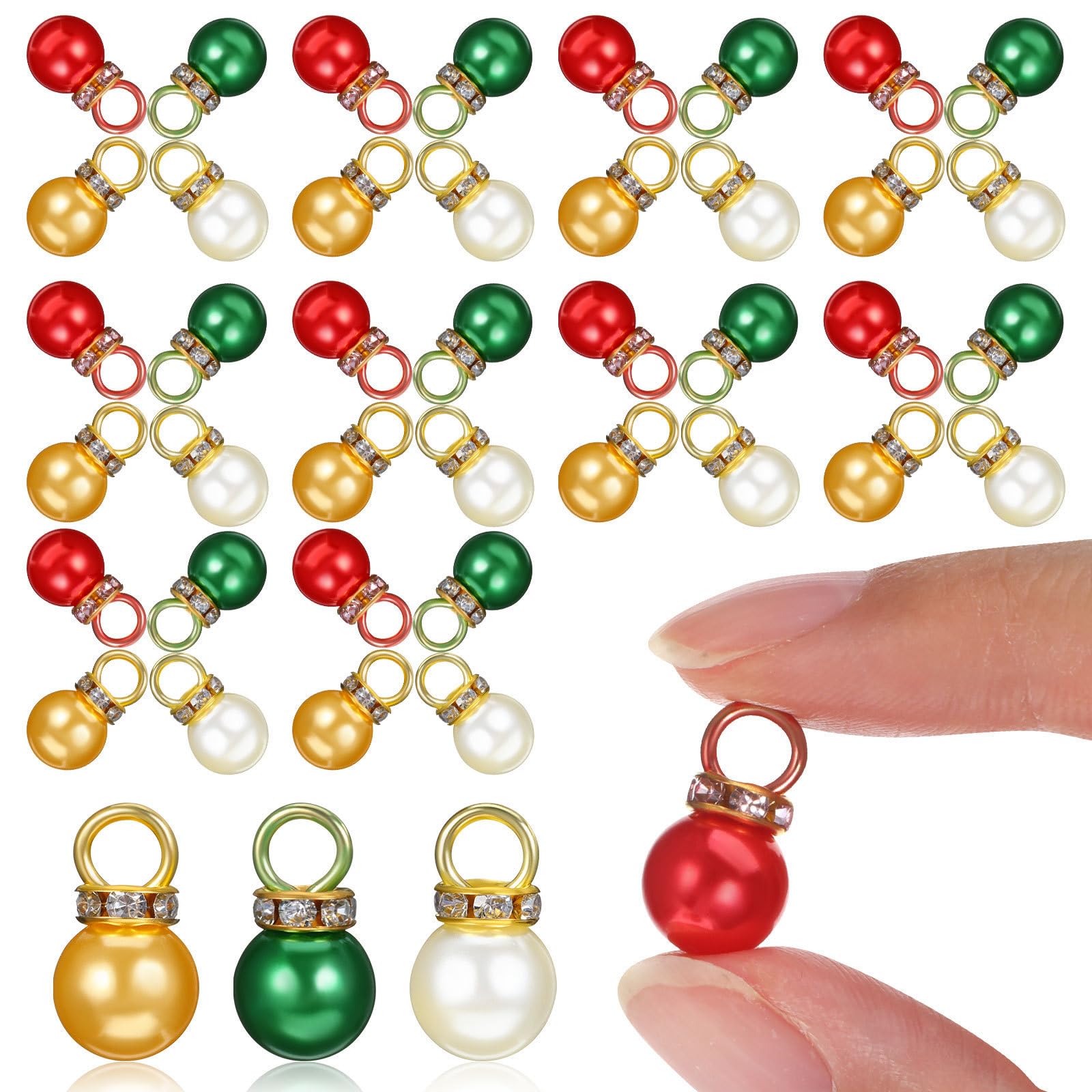 Operitacx 200 Unidades Bolas de Navidad Pequeñas para Árbol Diseño Festivo y Textura Refinada, Ligeras y Fáciles de Colgar para Decoración Interior y Exterior en Fiestas