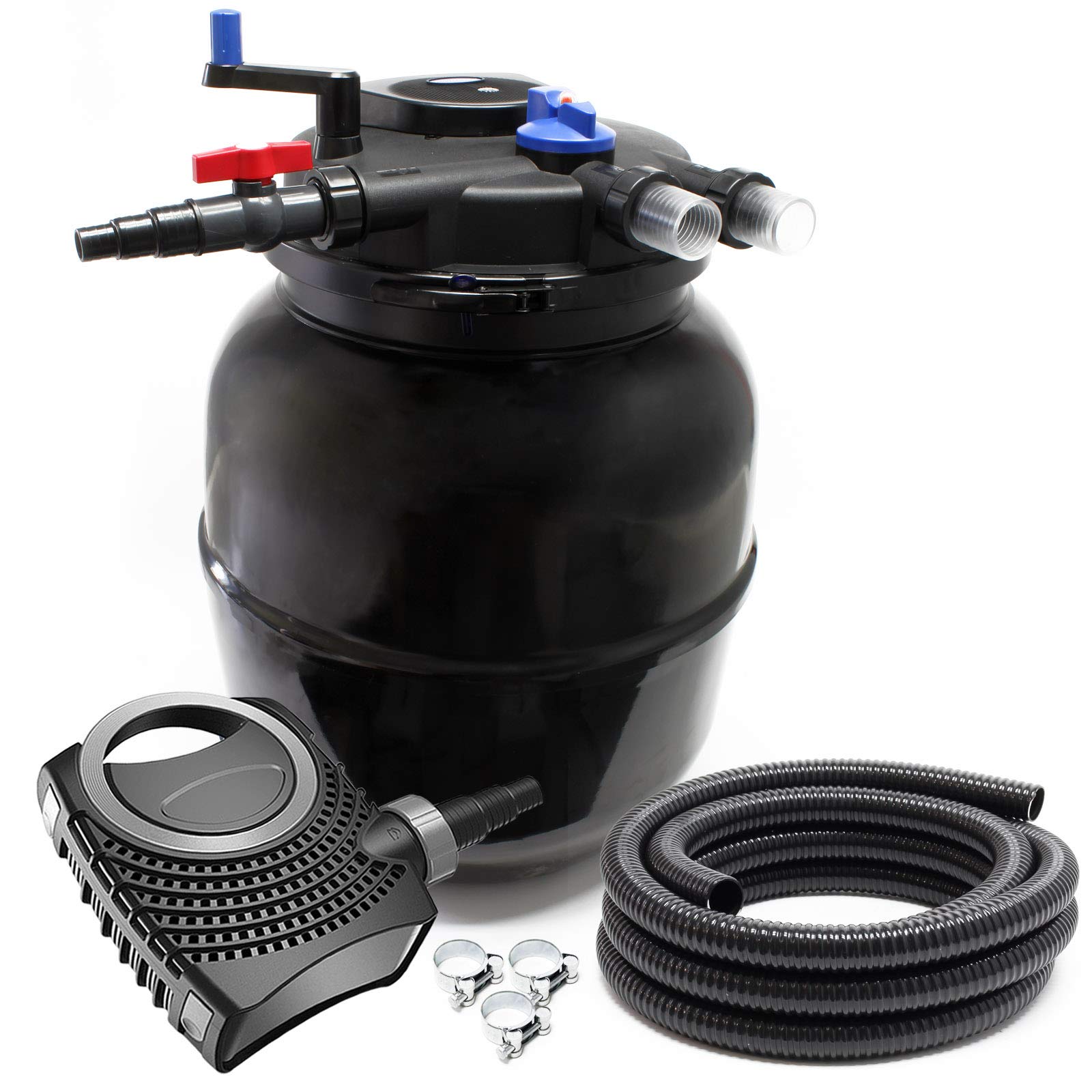 SunSun CPF-50000 SET 80000l 55W UVC NEO8000 Bomba Manguera Set de filtro para estanque