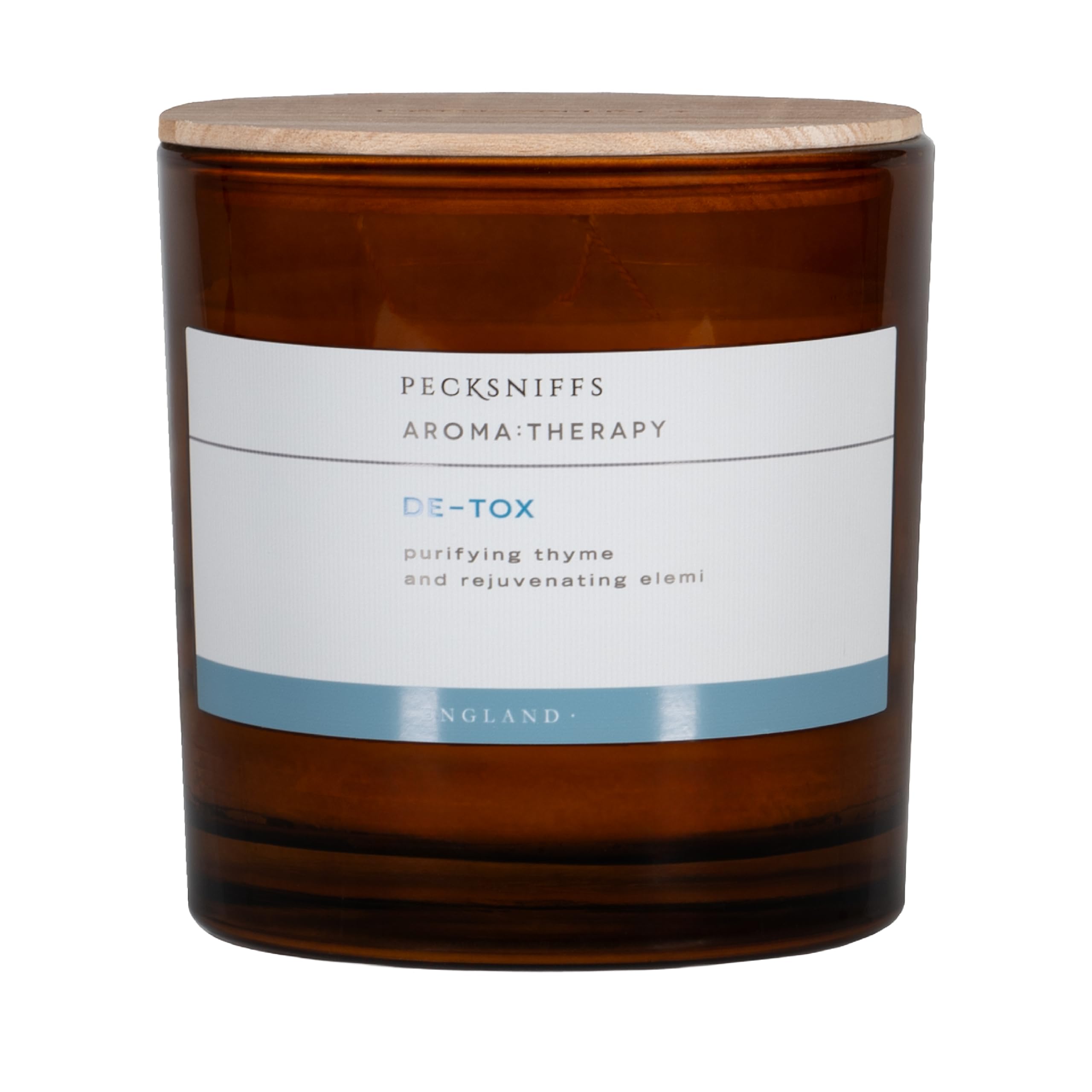 Pecksniff's Scented Candle, De-Tox Thyme, Tall 3 Wick 550 g