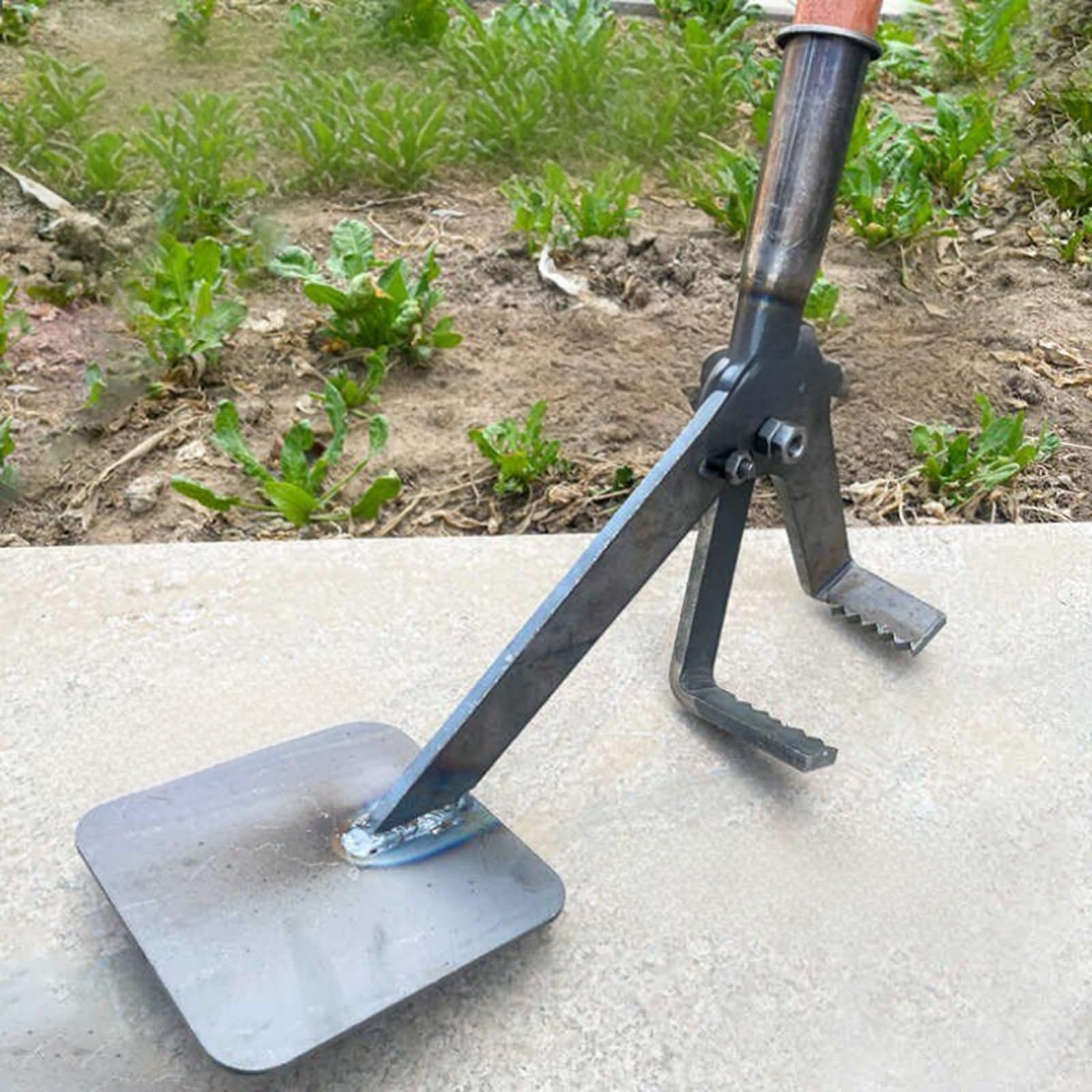 Chzffd One Color Tree Stumps Post Puller For Stake, Quick Installation Side Puller With Steel Serrated Claws, Construction Sites Farm Backyard Manual Tree Stump Removal Tool(L 92Cm (36 1/5 In))