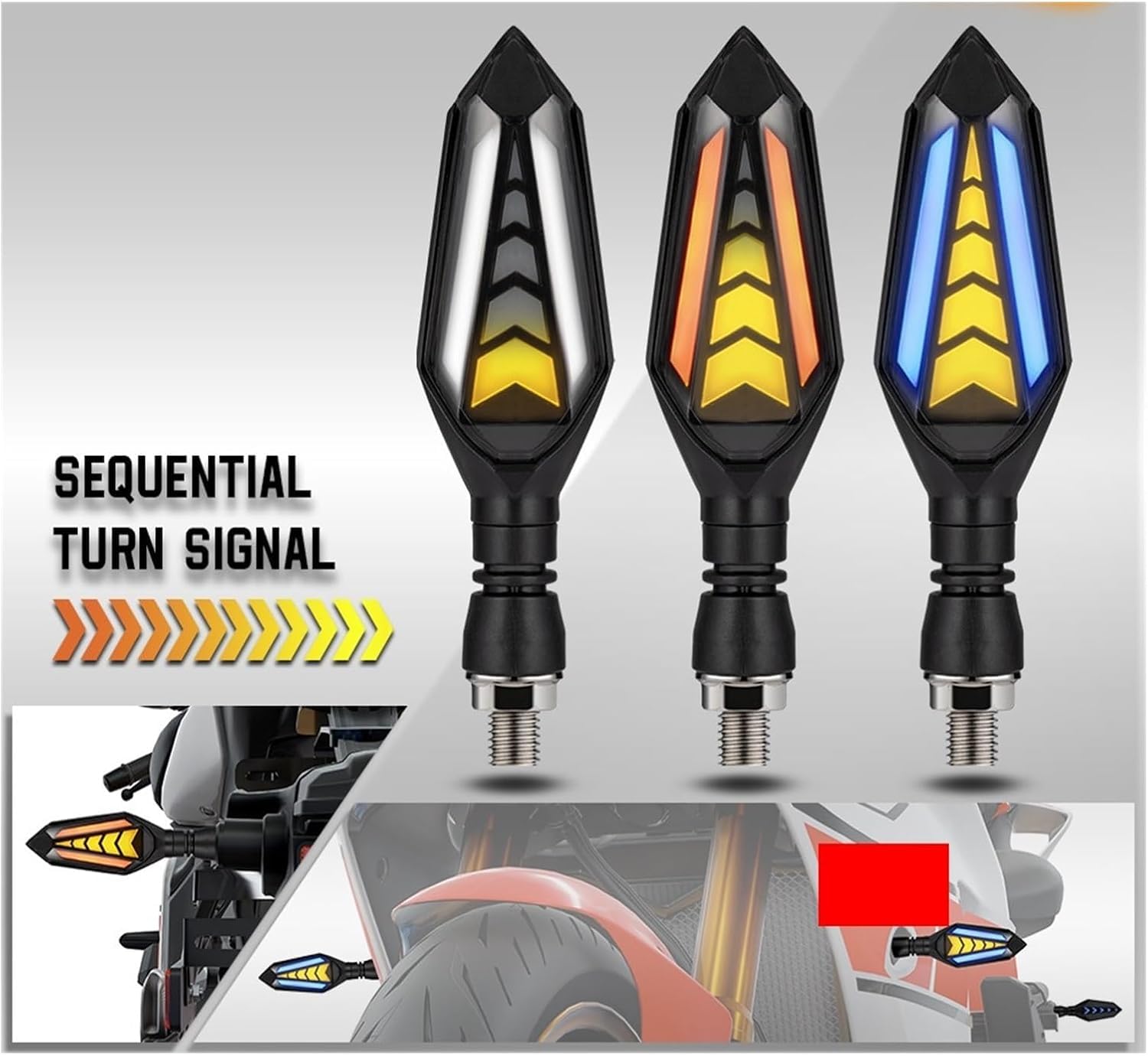 Generic Mini uniwersalne wskaźniki Dla Kawasaki Dla Versys 650 1000 ZX6R ZX10R ZX7R ZX11 Strzałki światła sekwencyjne płynne Dla migający wskaźnik bursztynowa lampa motocyklowa LED