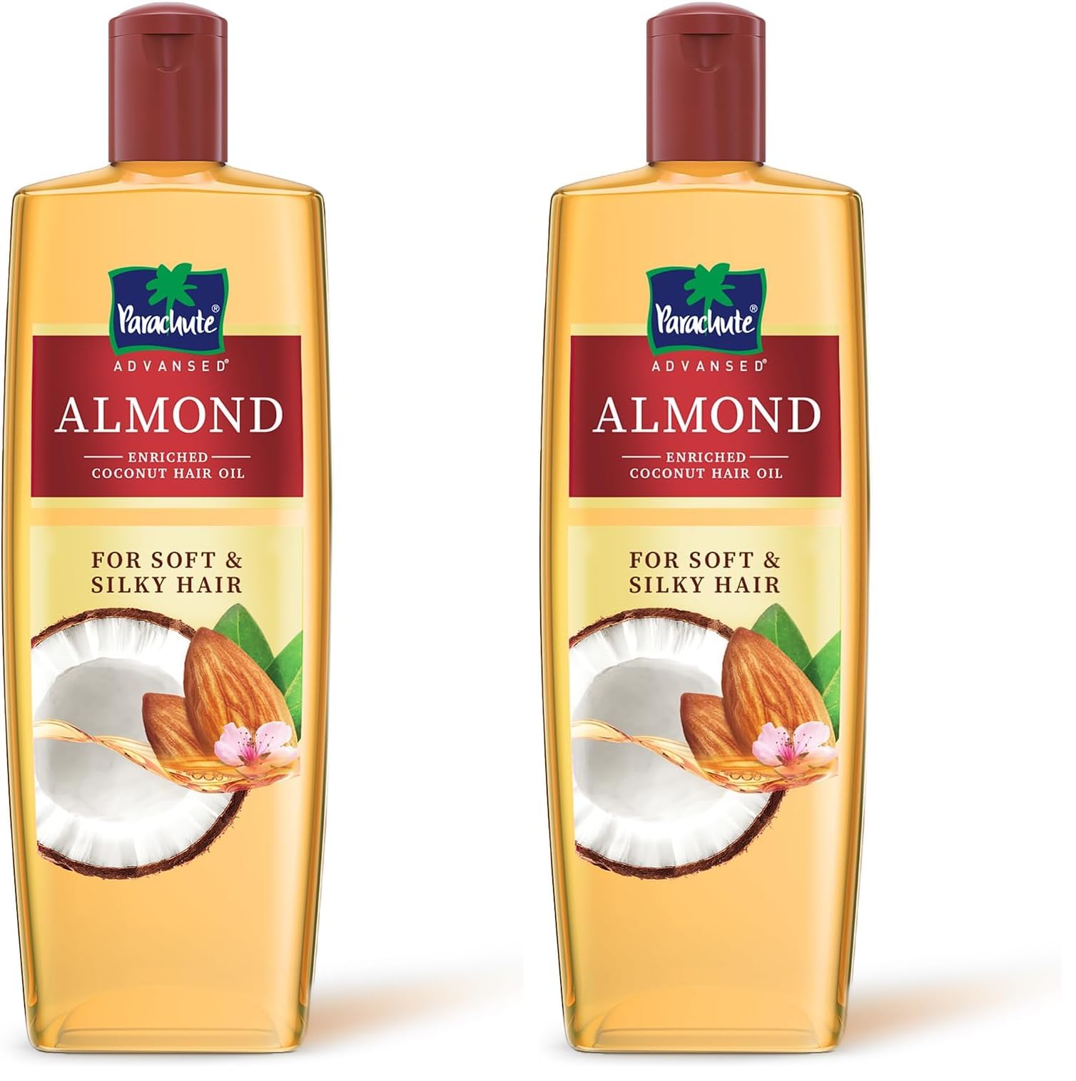 Parachute Advansed Almond enriched Coconut Hair Oil with Vitamin E 300ml|Nourishes & Softens Hair | Helps Control Hair Fall| Helps Promotes Hair Growth | Up to 2x Softer Hair|Non-Sticky Formula| Dermatologically-Tested Hair Oil | For Men & Women-image-38