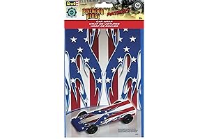 Pinewood Derby Revell Patriot Car Wrap Decal RMXY9423